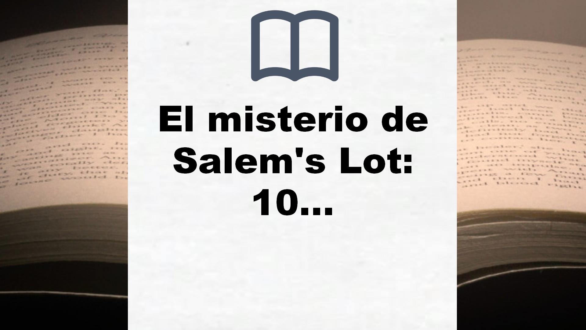 El misterio de Salem’s Lot: 102 (Best Seller) – Reseña del libro