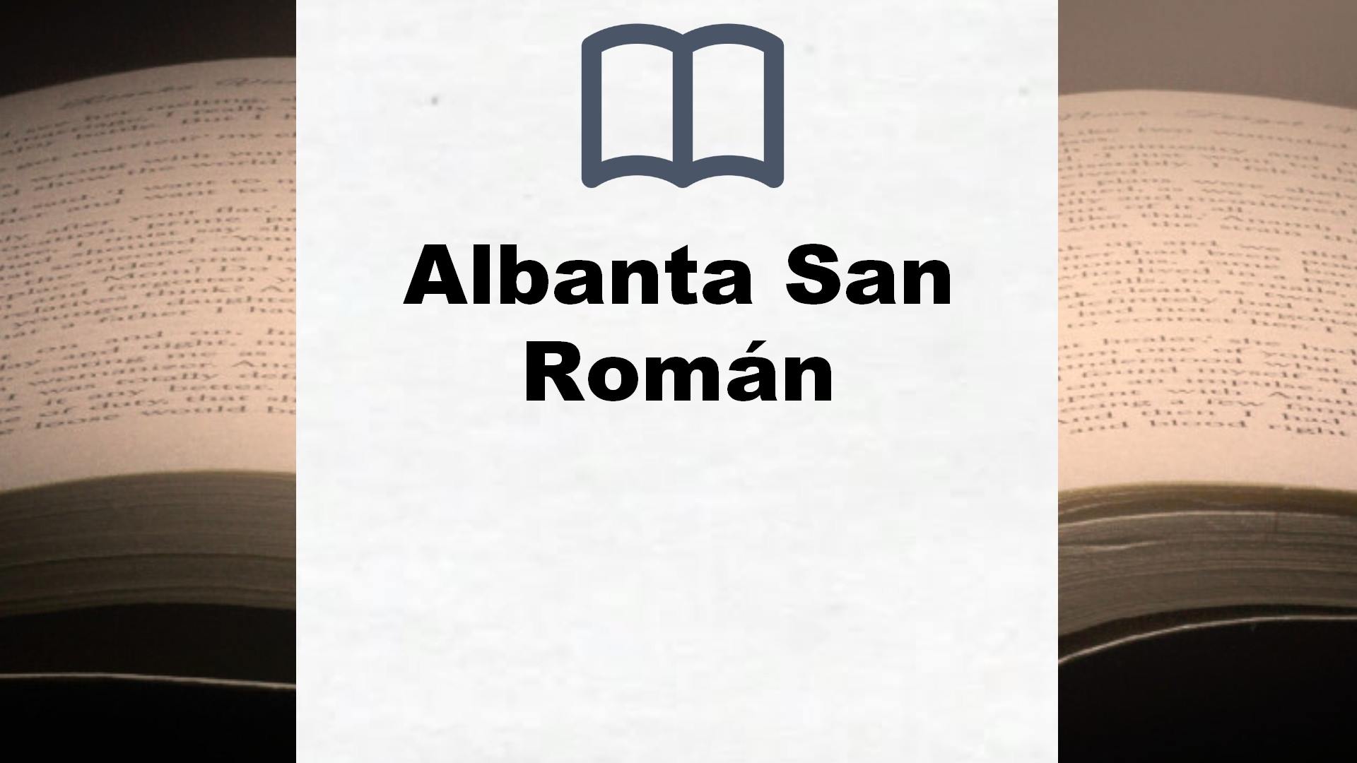 Libros Albanta San Román