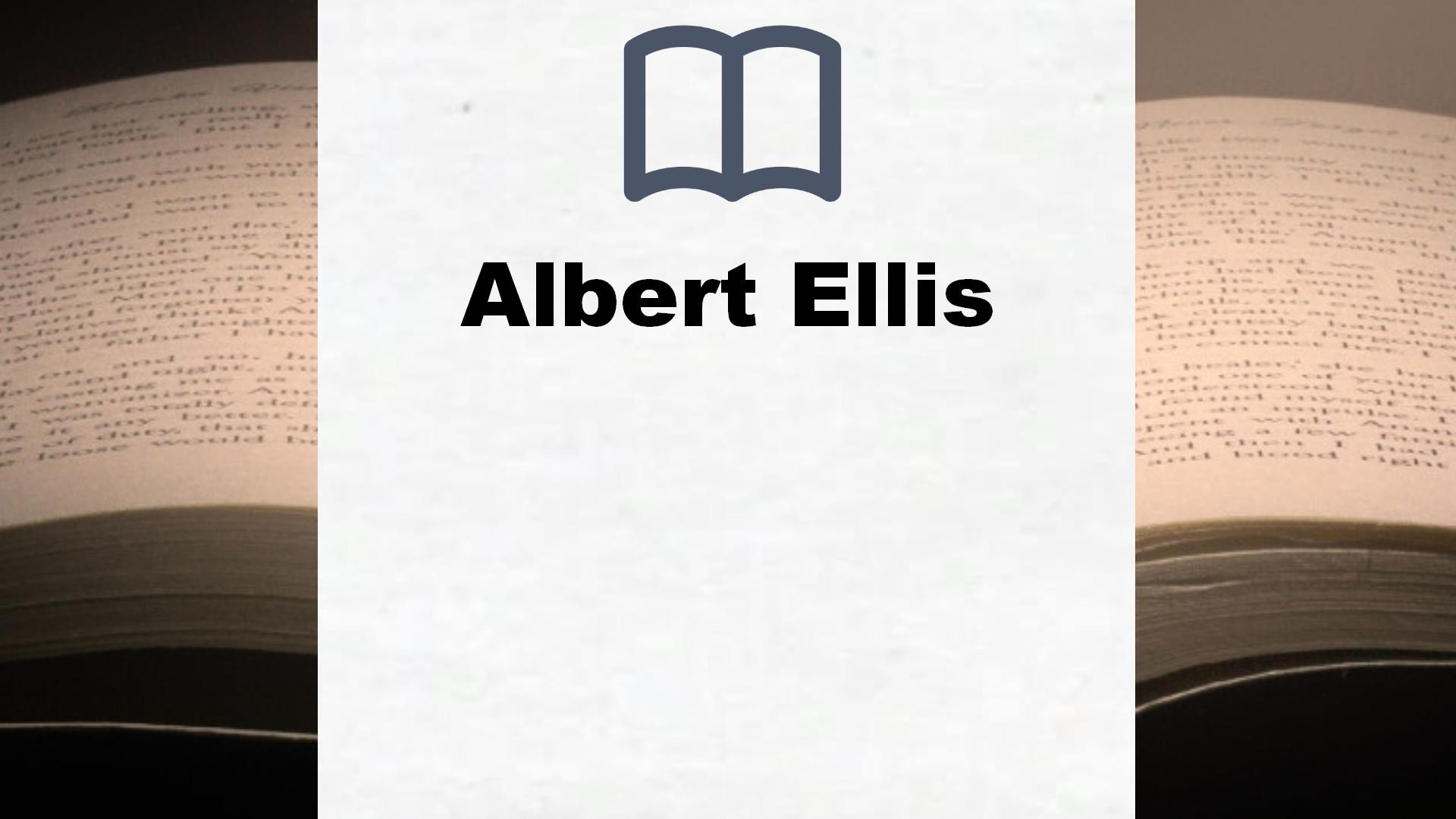 Libros Albert Ellis