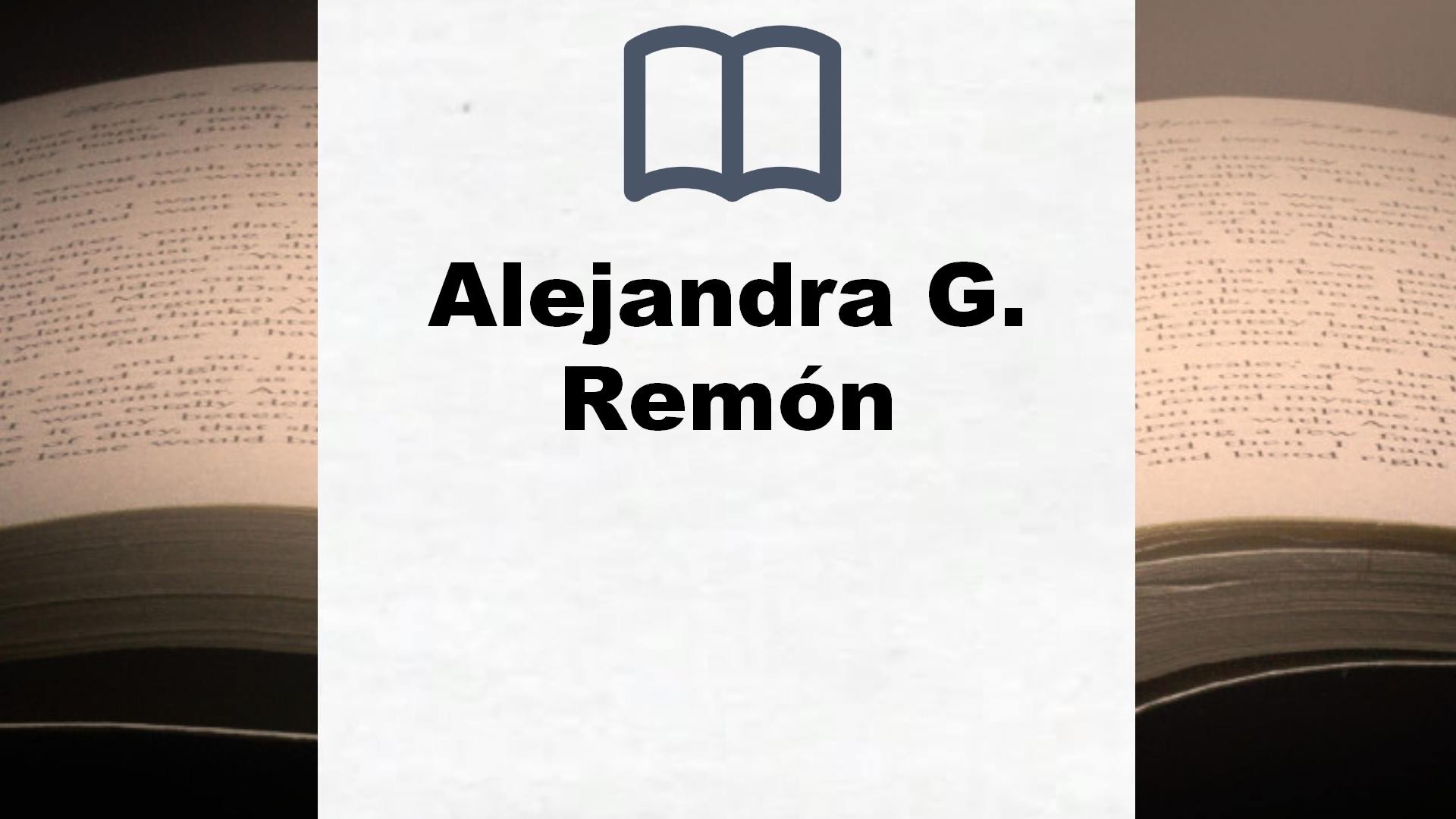 Libros Alejandra G. Remón