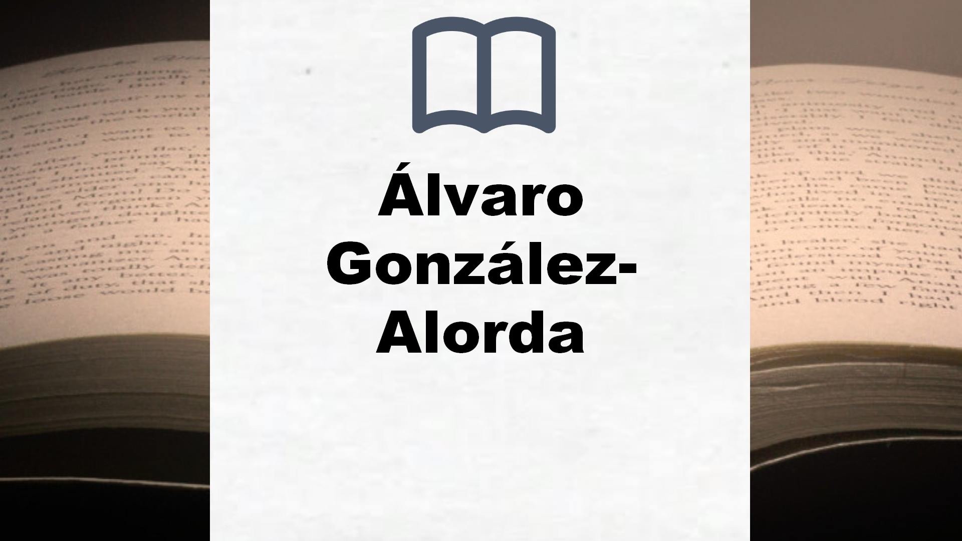 Libros Álvaro González-Alorda