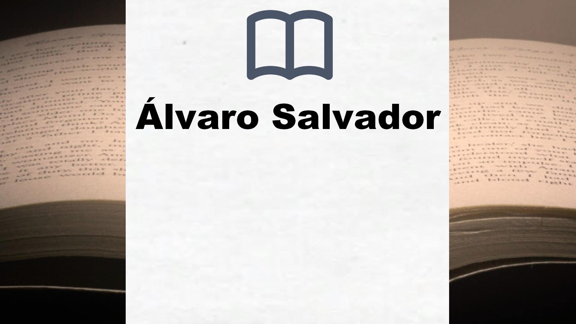 Libros Álvaro Salvador