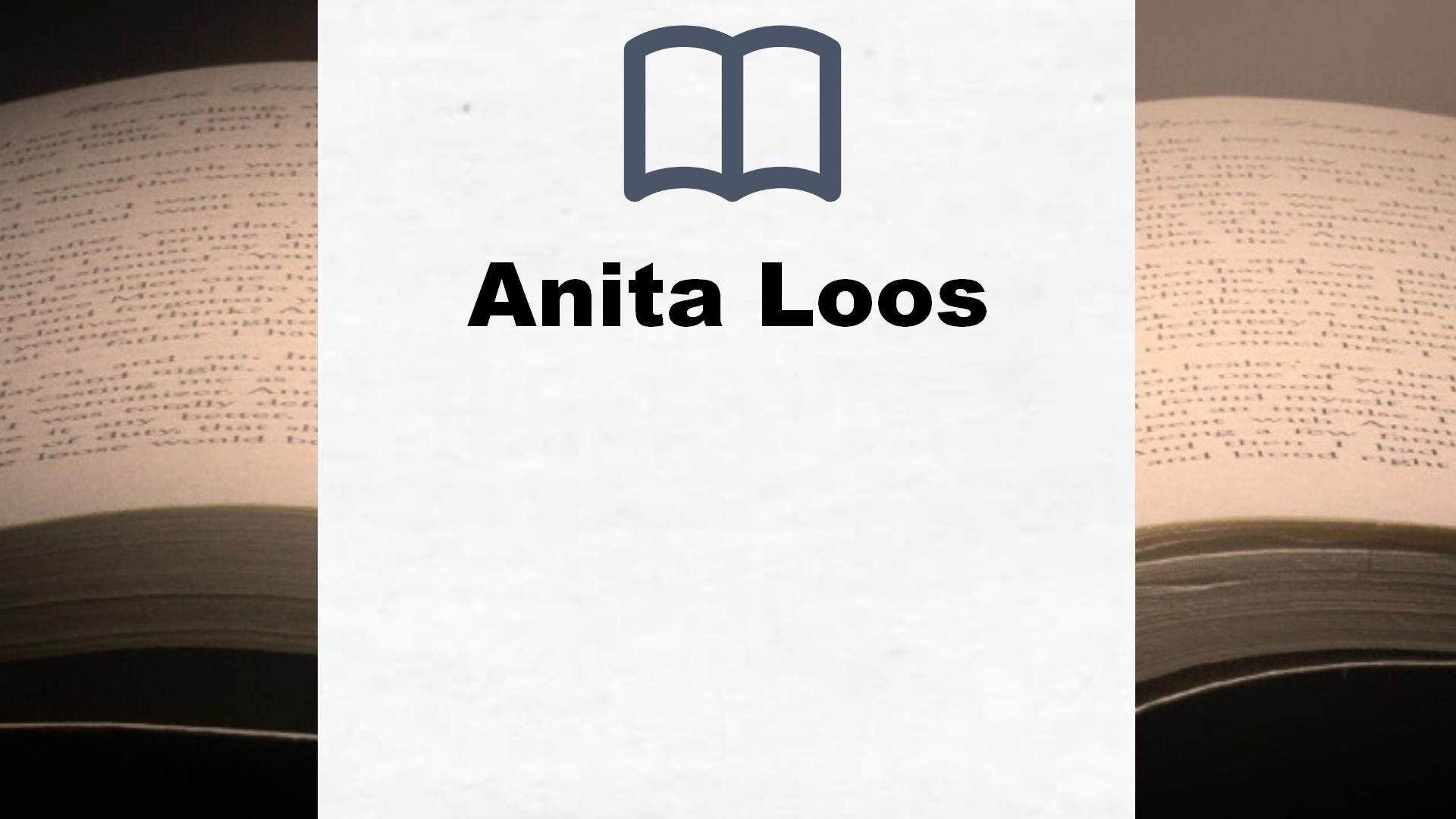 Libros Anita Loos