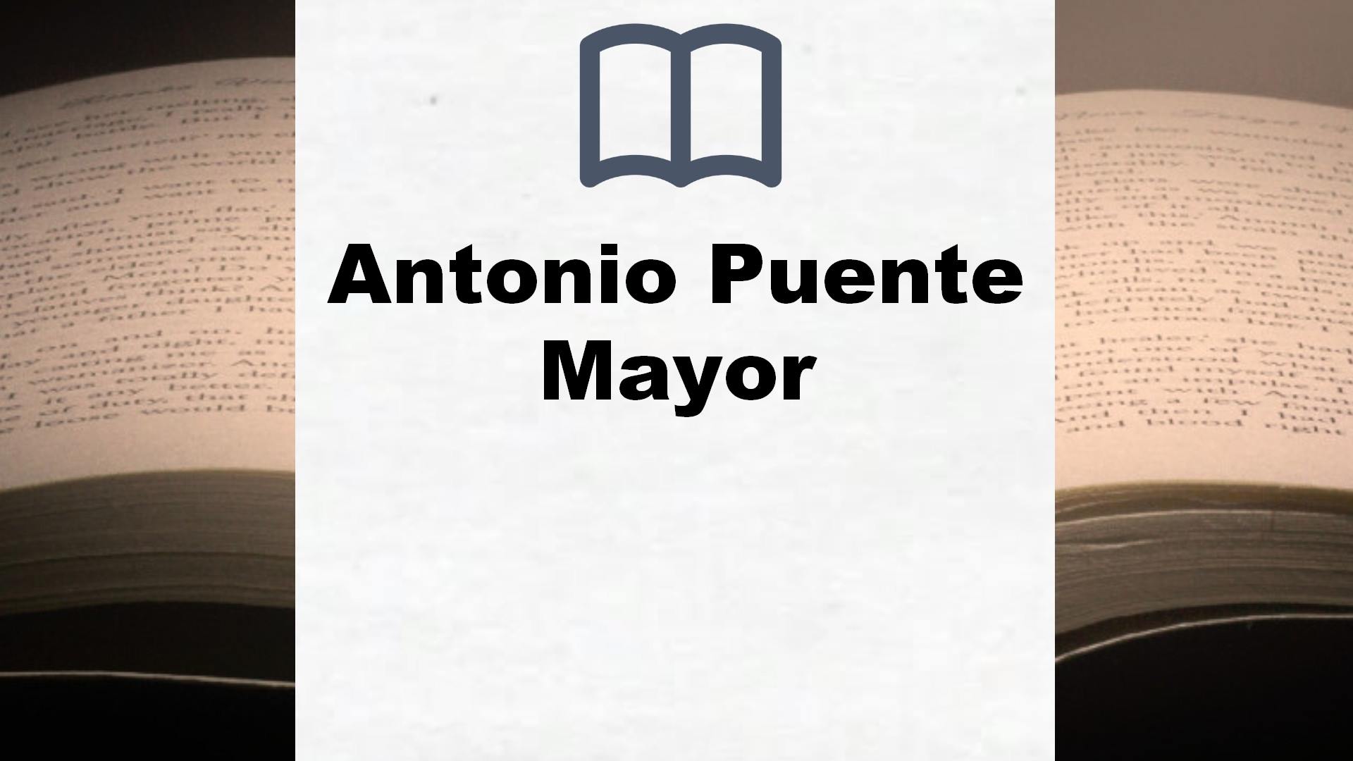 Libros Antonio Puente Mayor