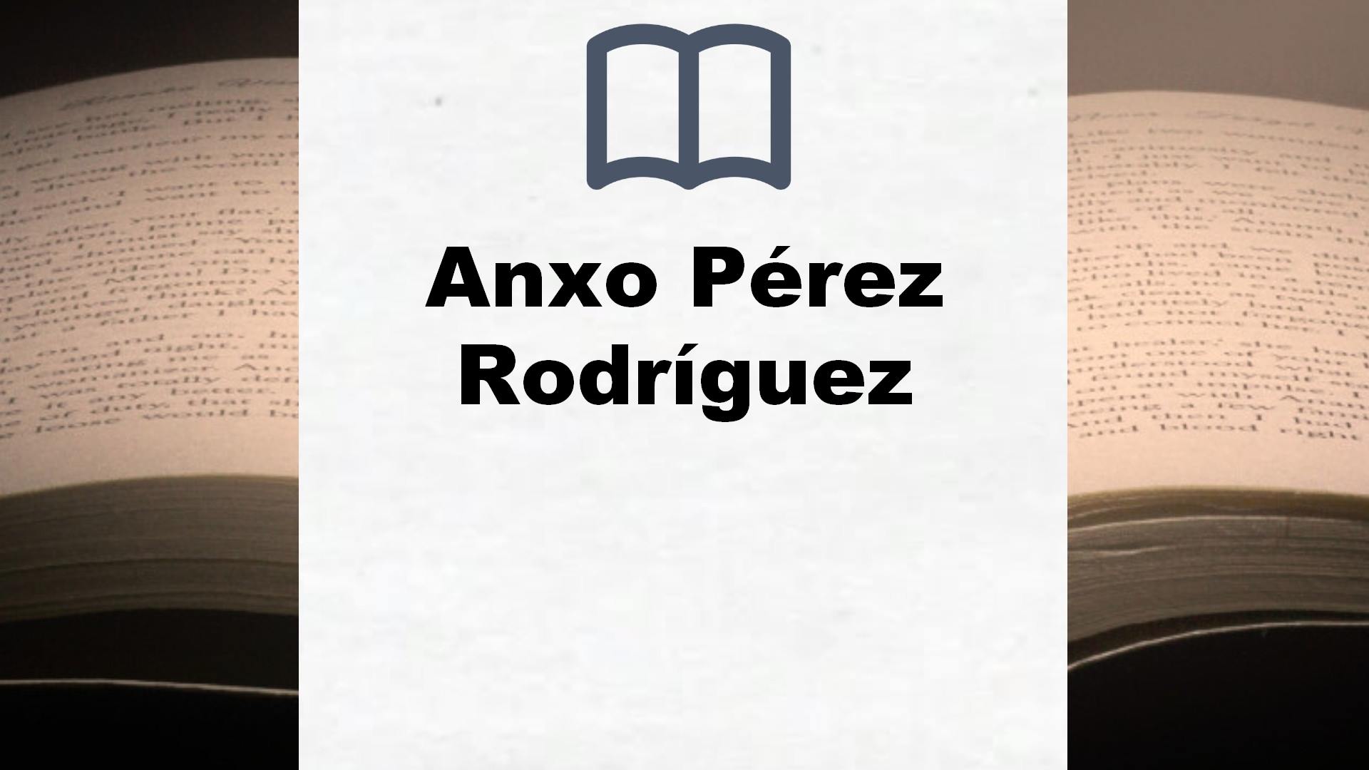 Libros Anxo Pérez Rodríguez