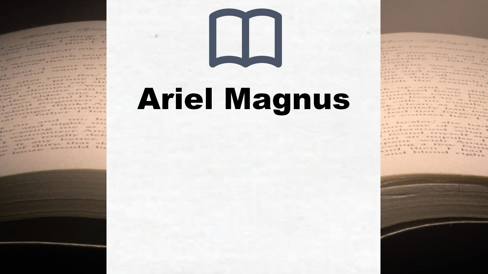 Libros Ariel Magnus