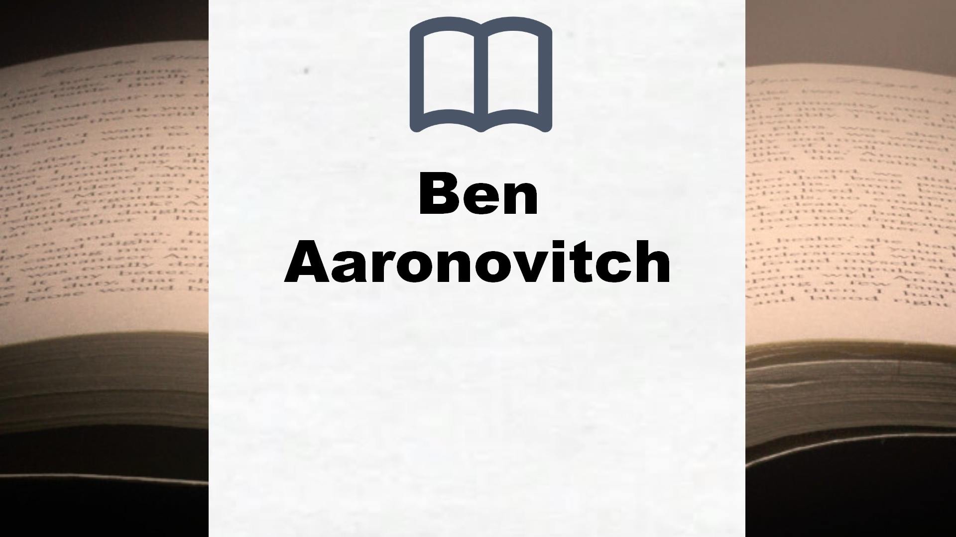 Libros Ben Aaronovitch