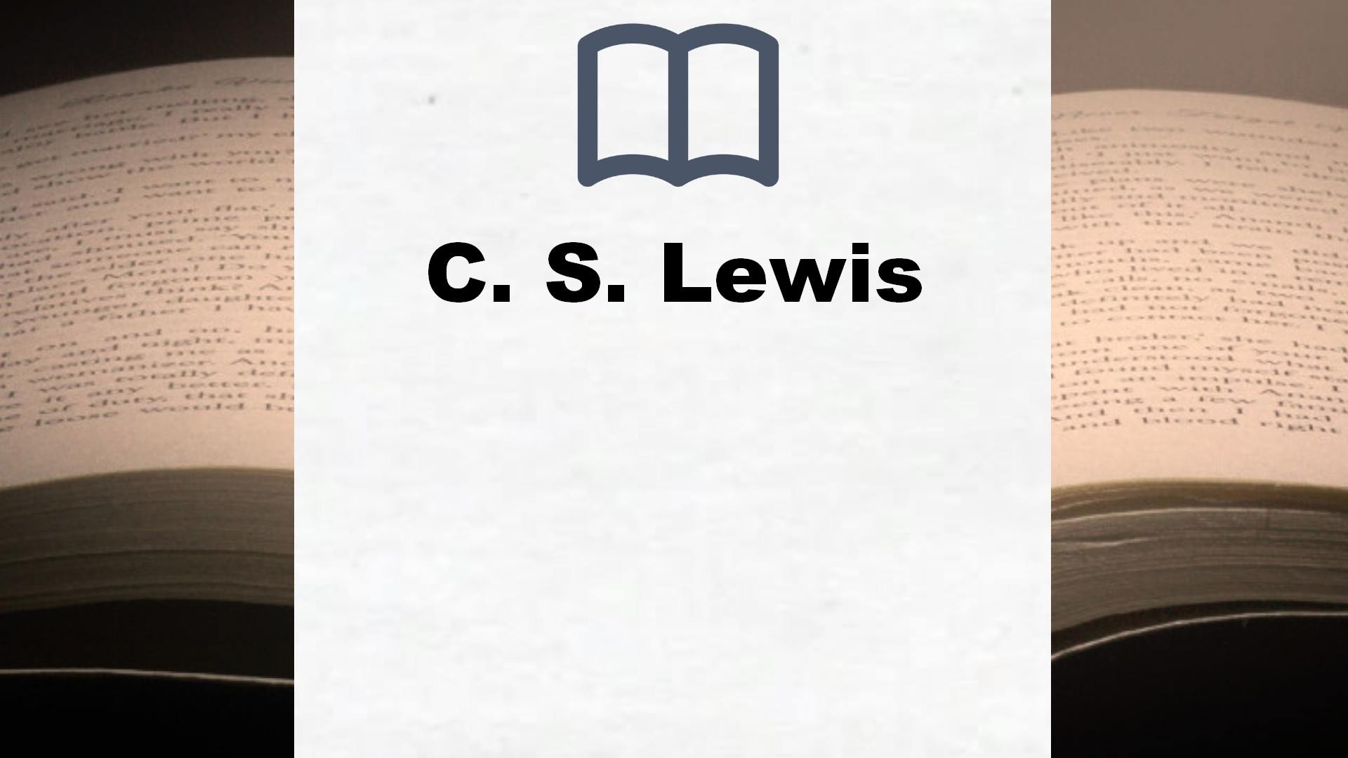 Libros C. S. Lewis