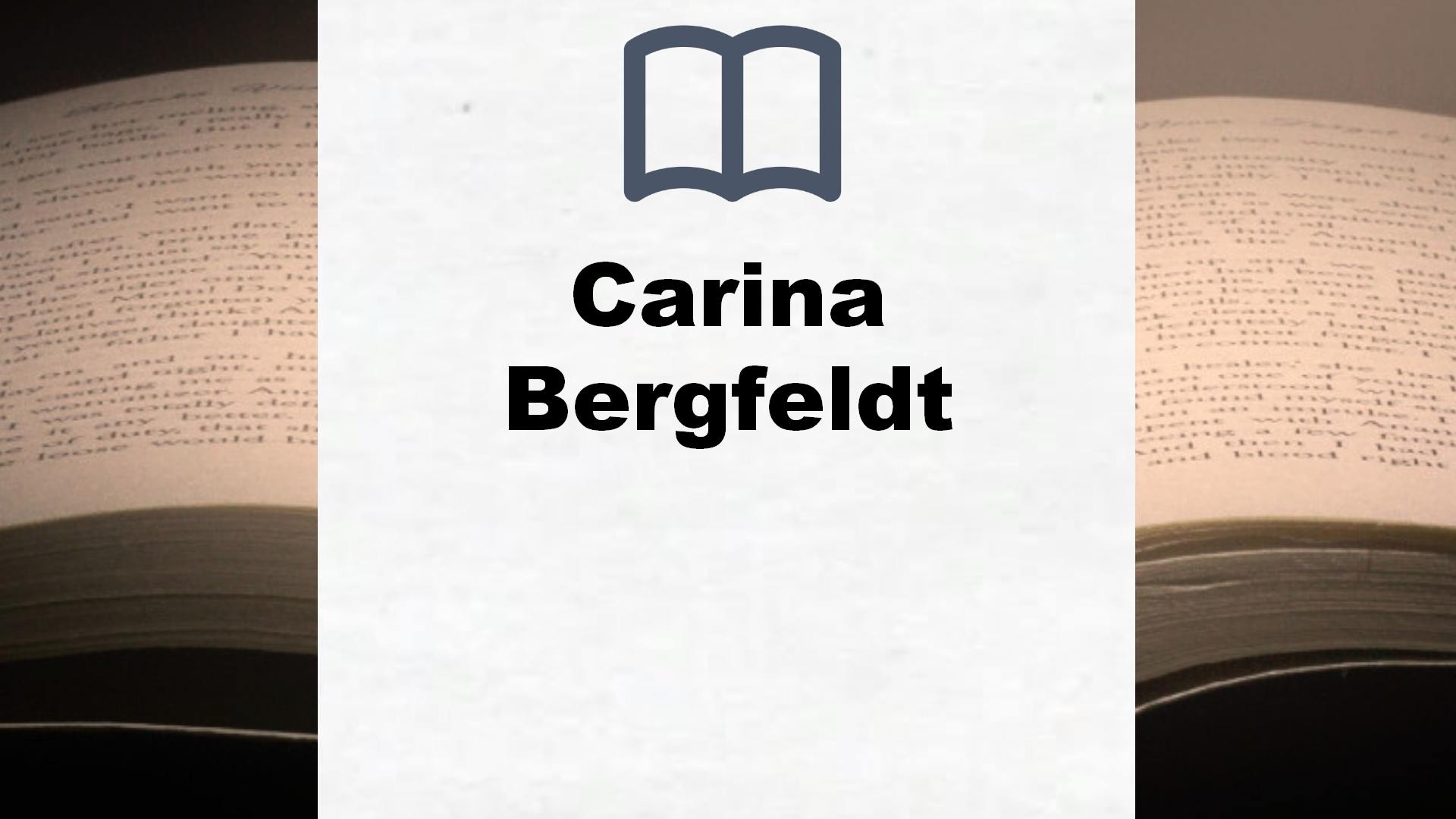 Libros Carina Bergfeldt
