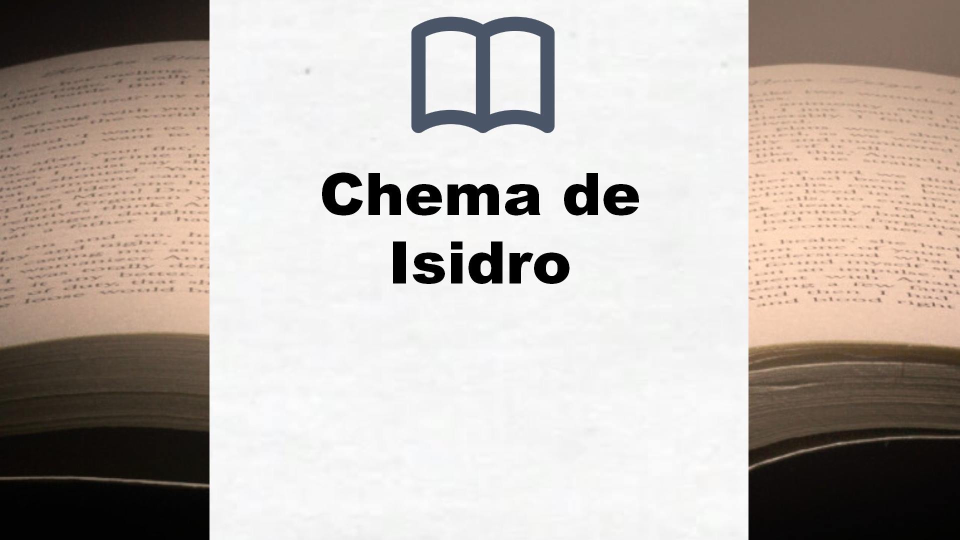 Libros Chema de Isidro