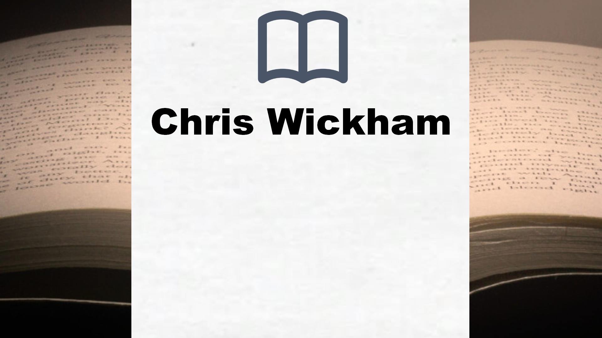 Libros Chris Wickham