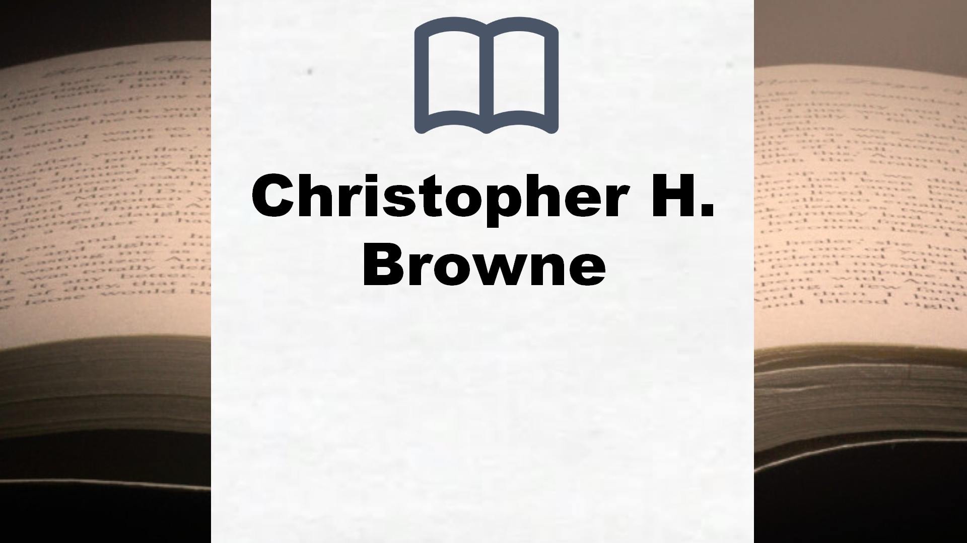 Libros Christopher H. Browne