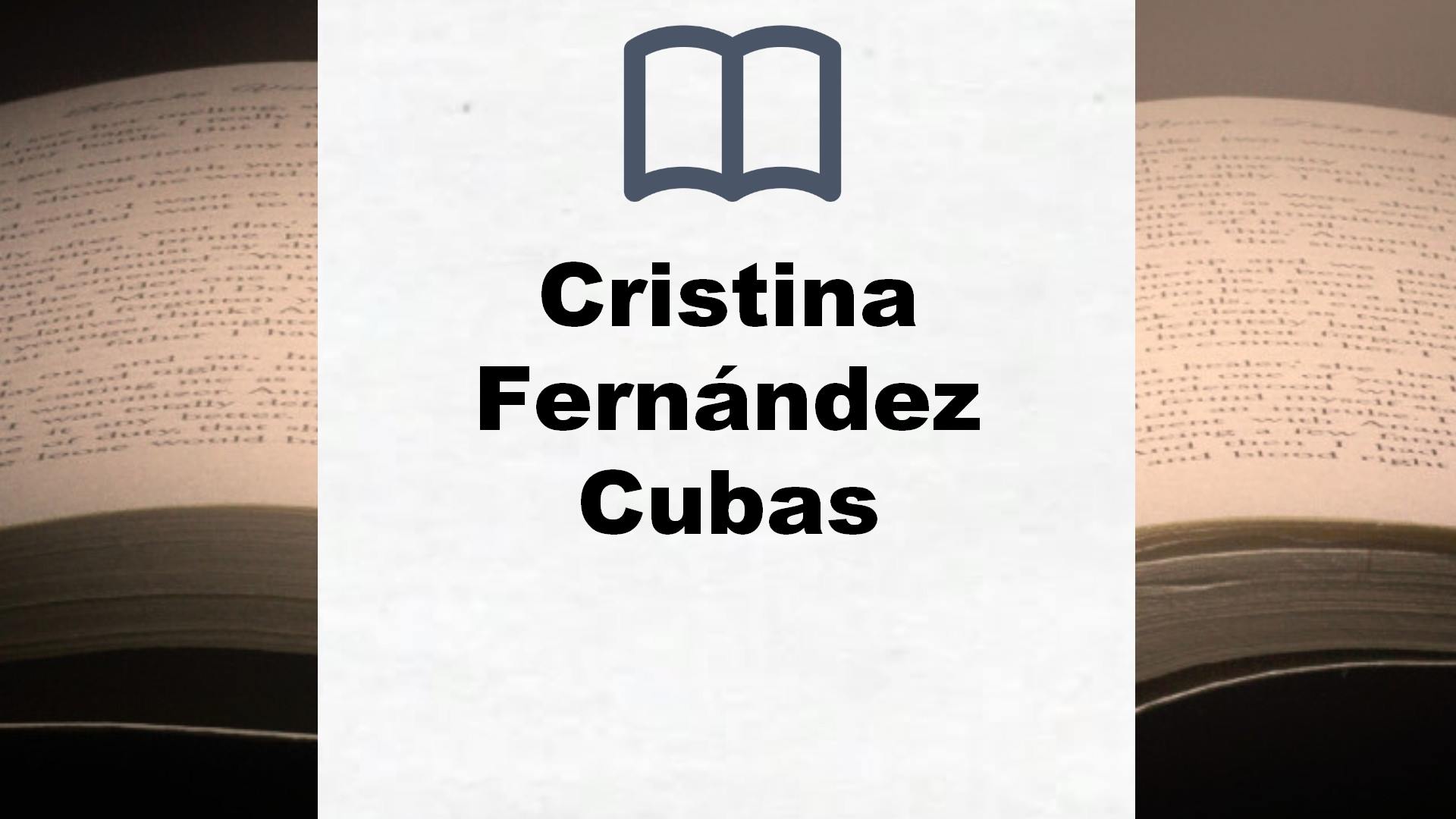 Libros Cristina Fernández Cubas