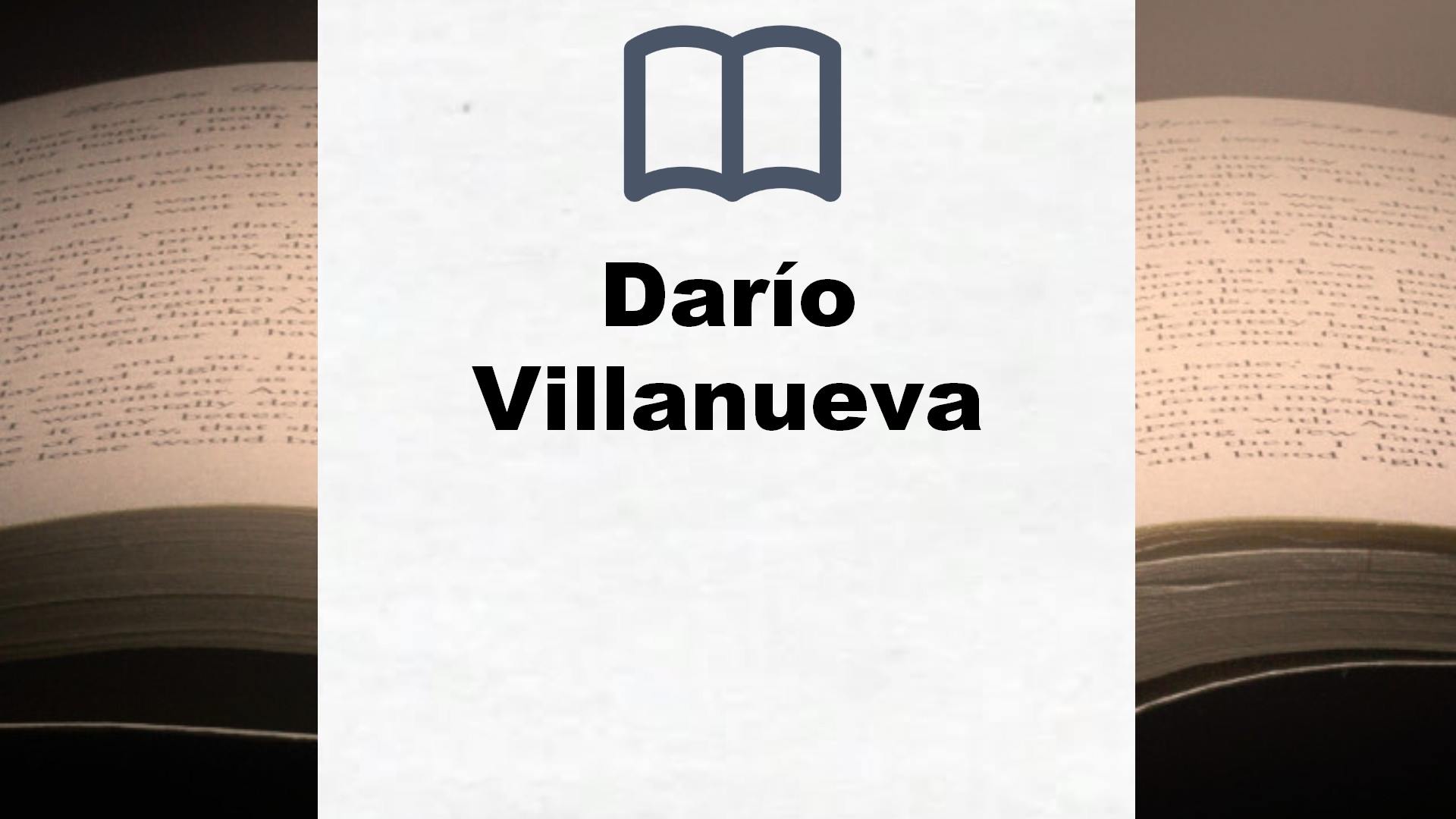 Libros Darío Villanueva