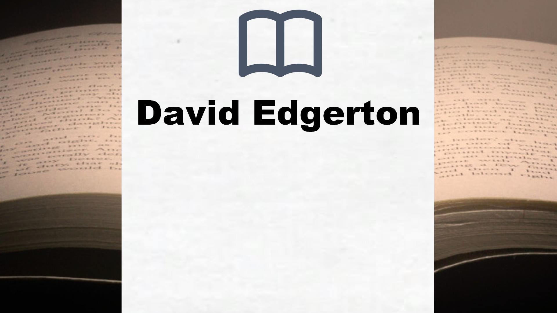 Libros David Edgerton