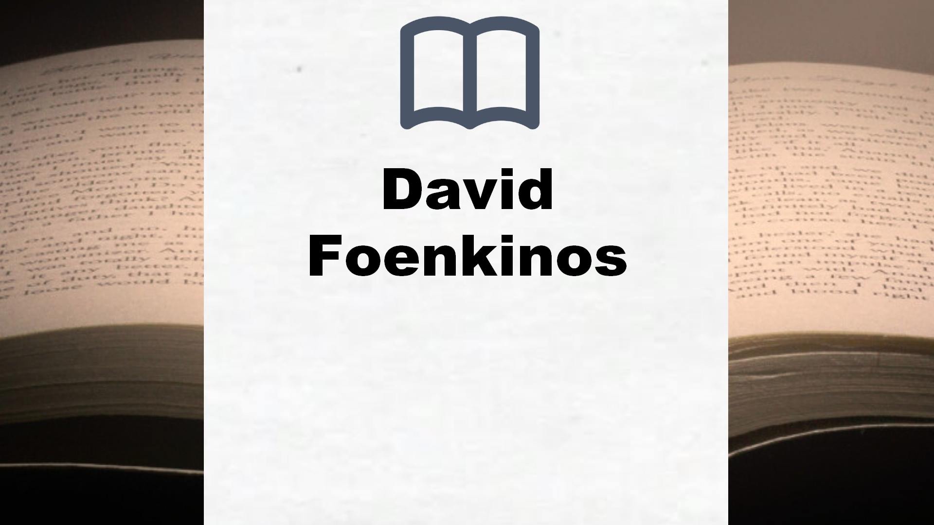 Libros David Foenkinos