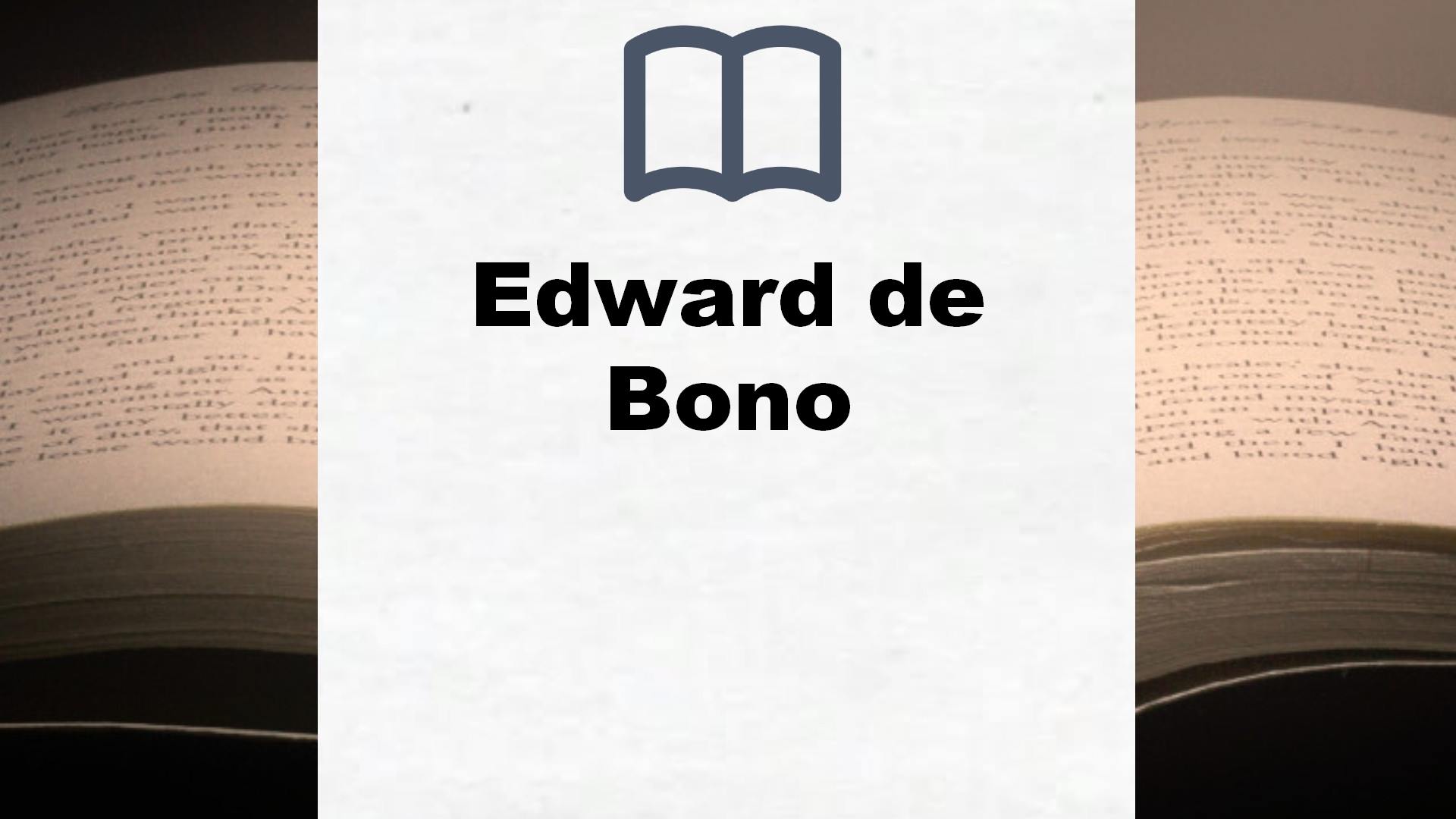Libros Edward de Bono