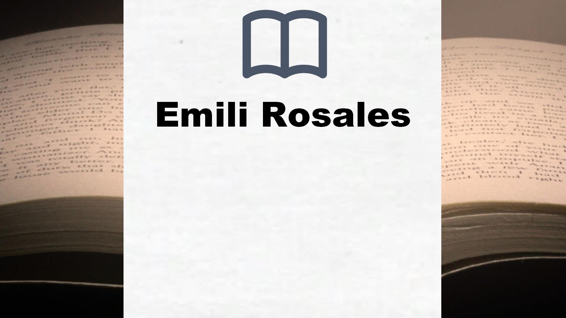Libros Emili Rosales