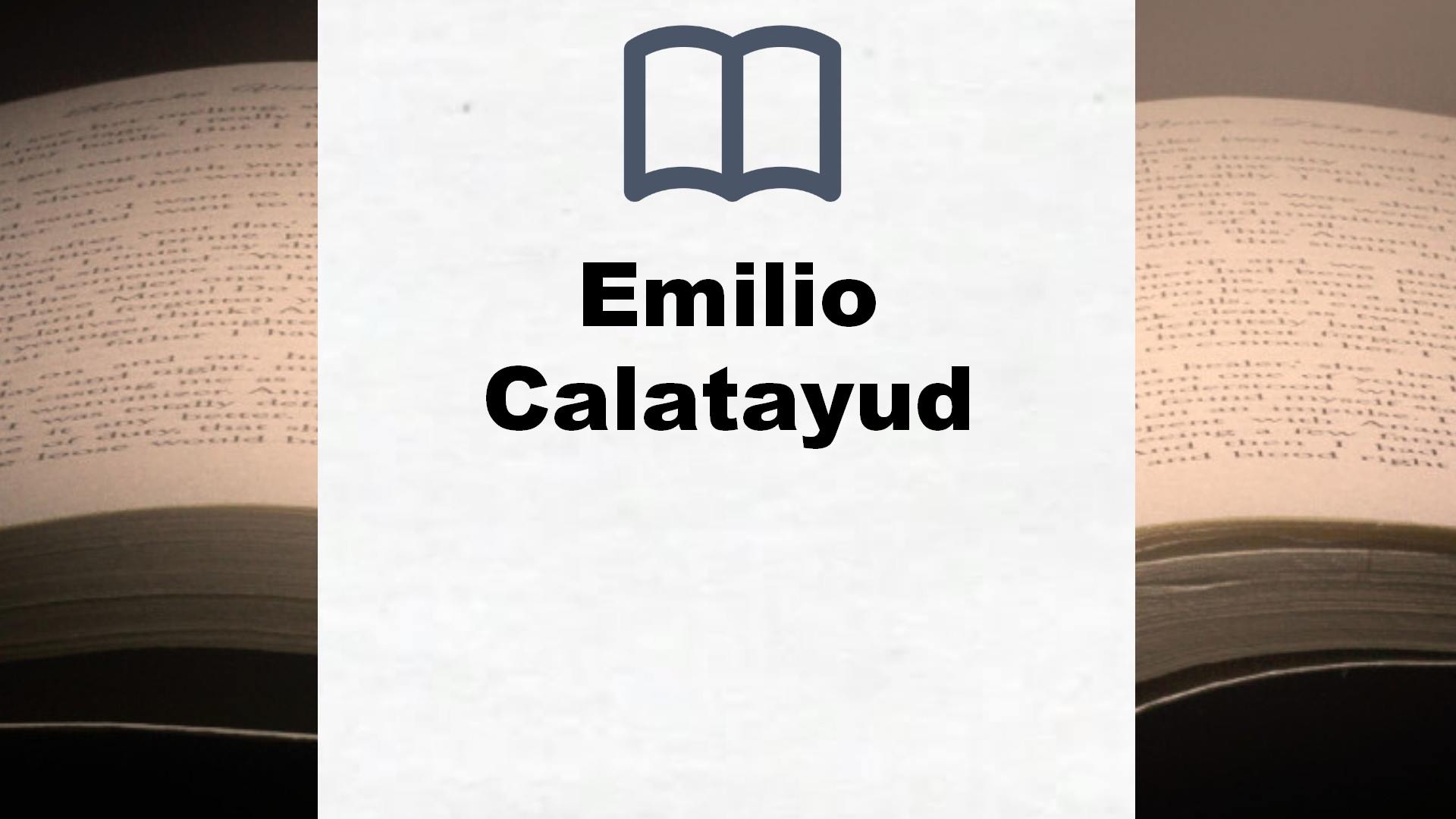 Libros Emilio Calatayud