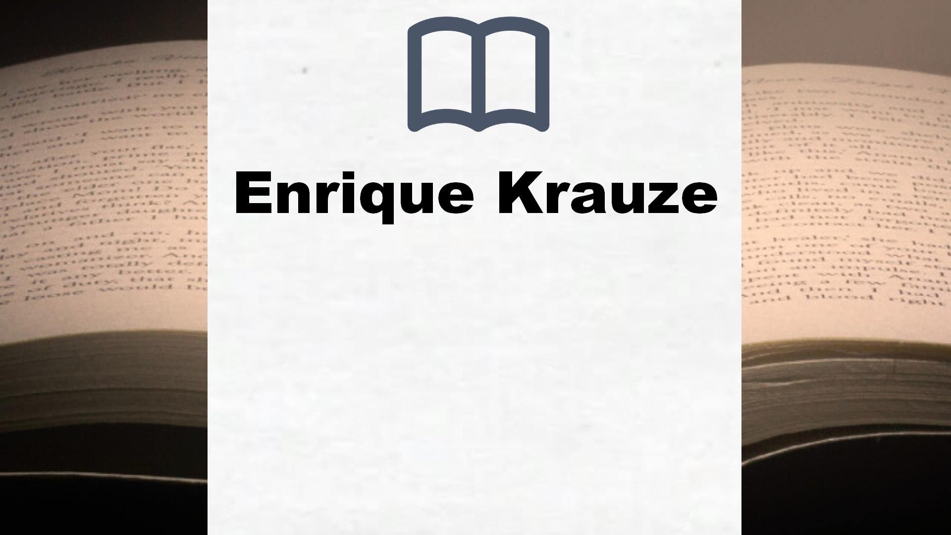 Libros Enrique Krauze