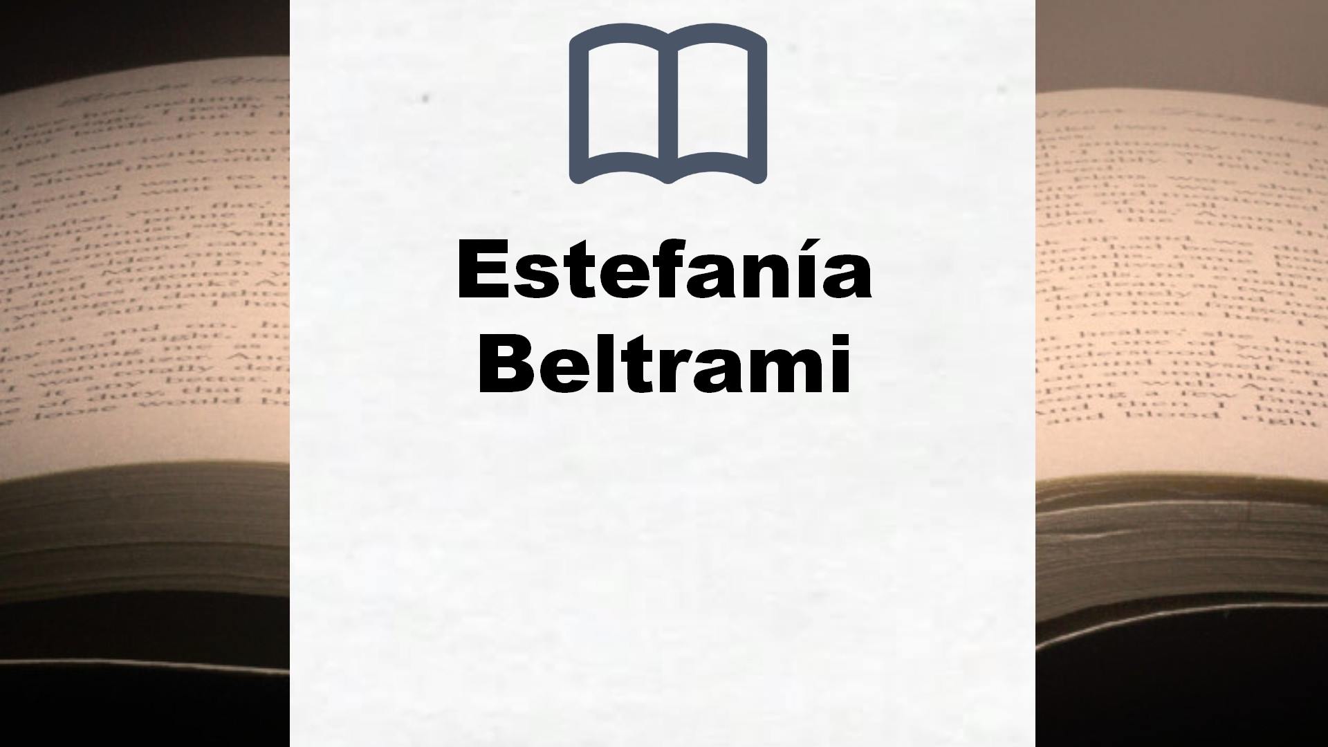 Libros Estefanía Beltrami