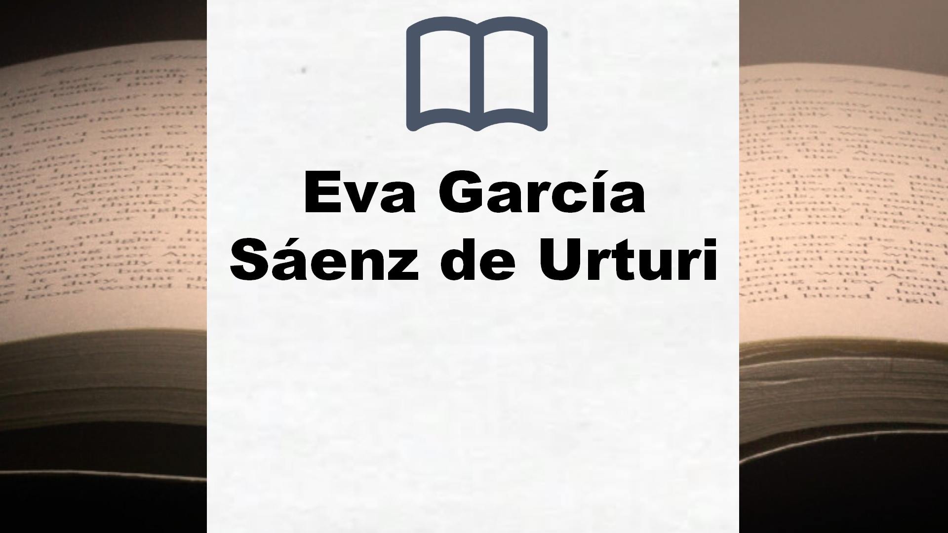 Libros Eva García Sáenz de Urturi