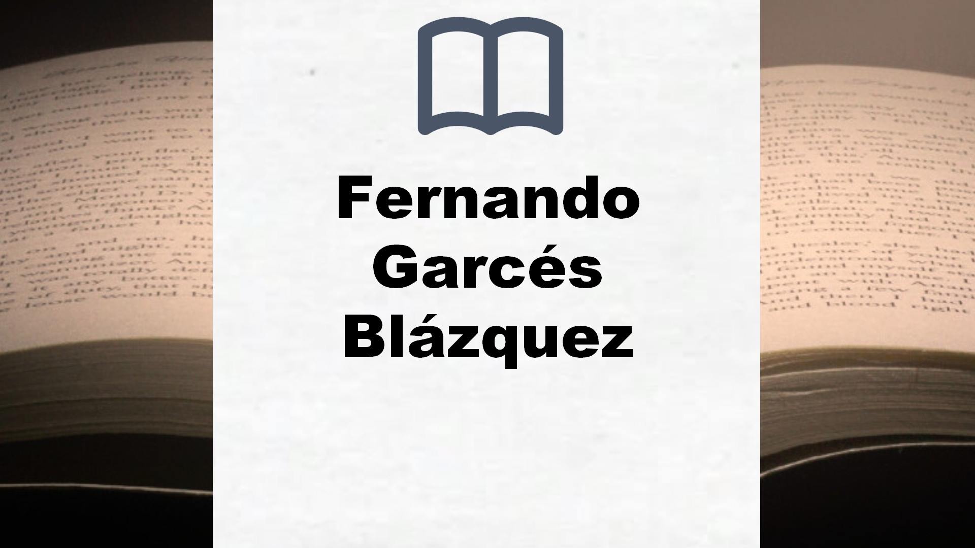Libros Fernando Garcés Blázquez
