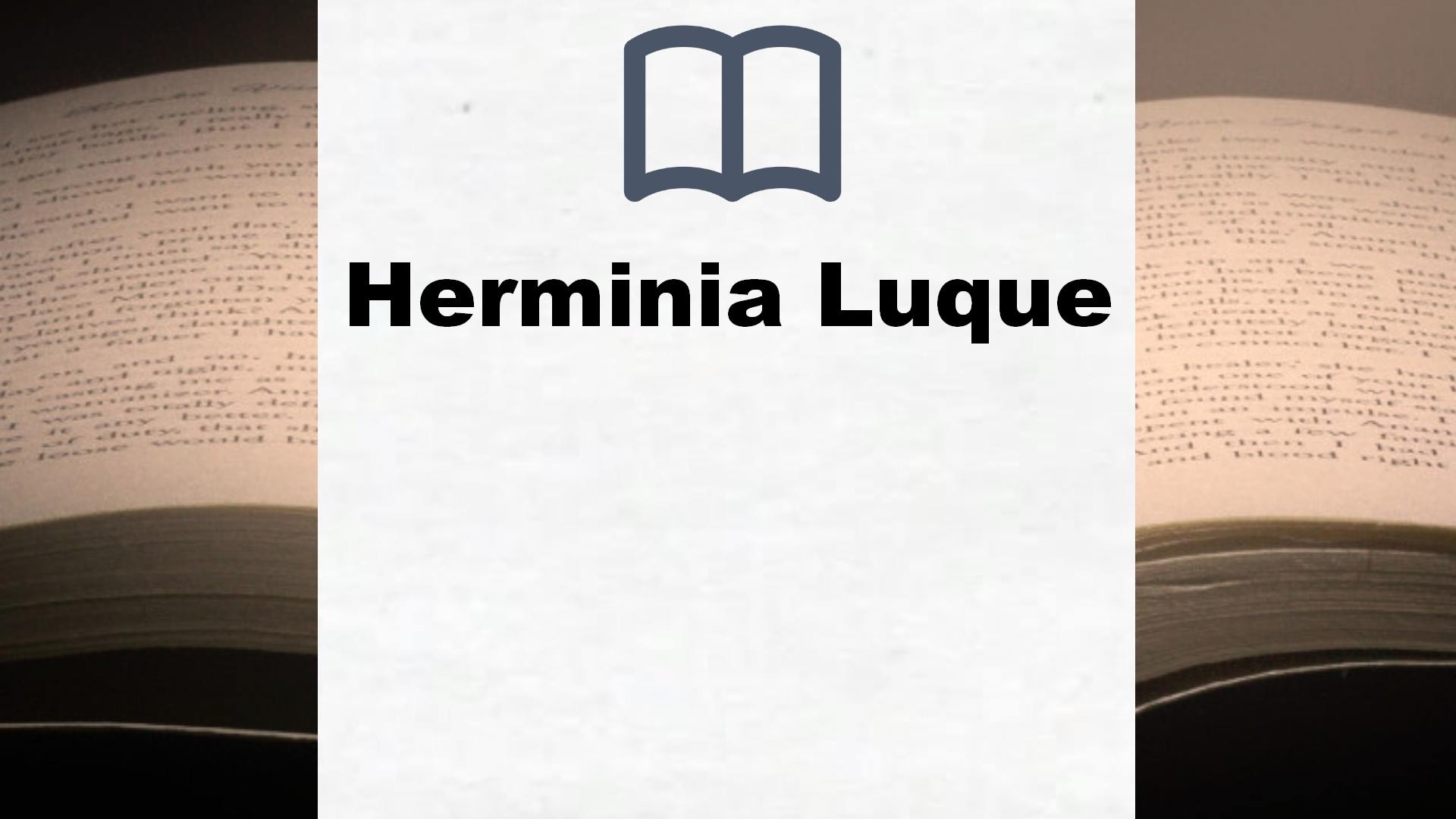 Libros Herminia Luque