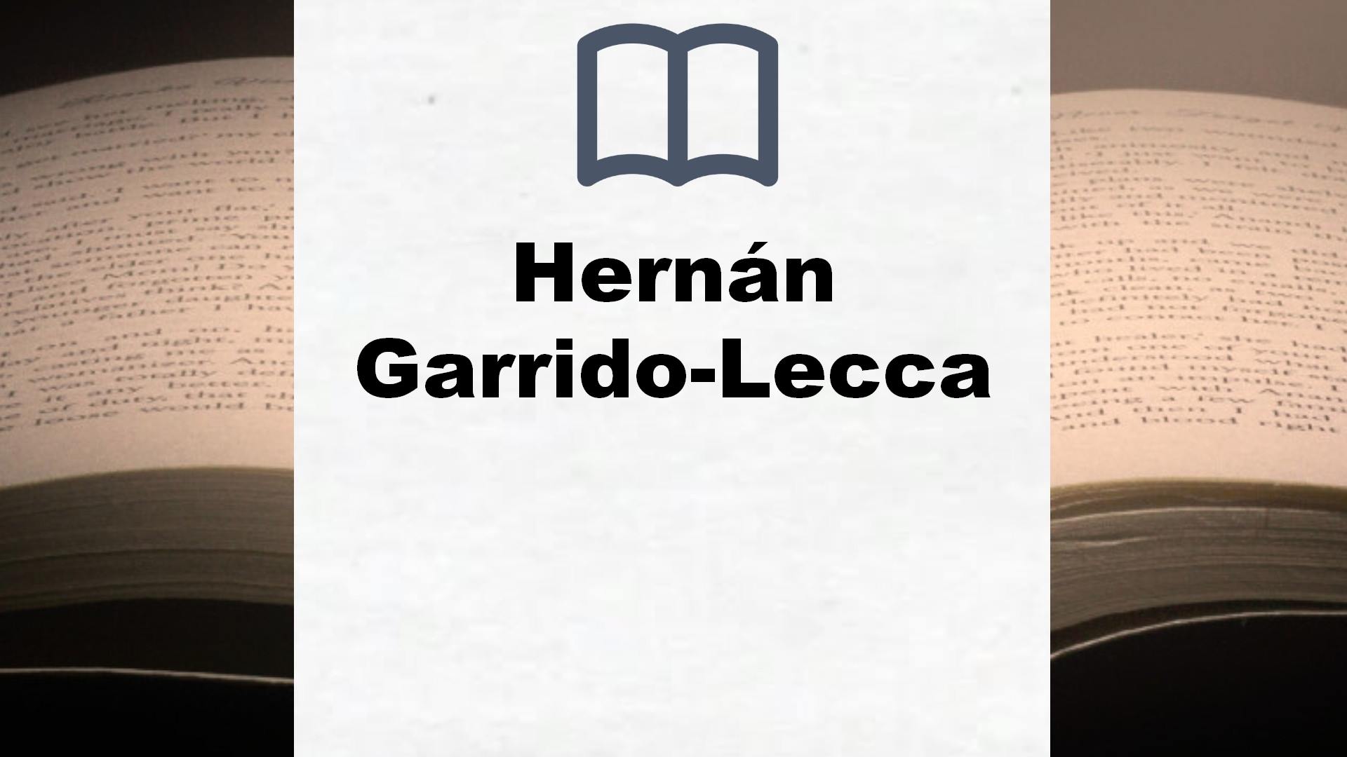 Libros Hernán Garrido-Lecca