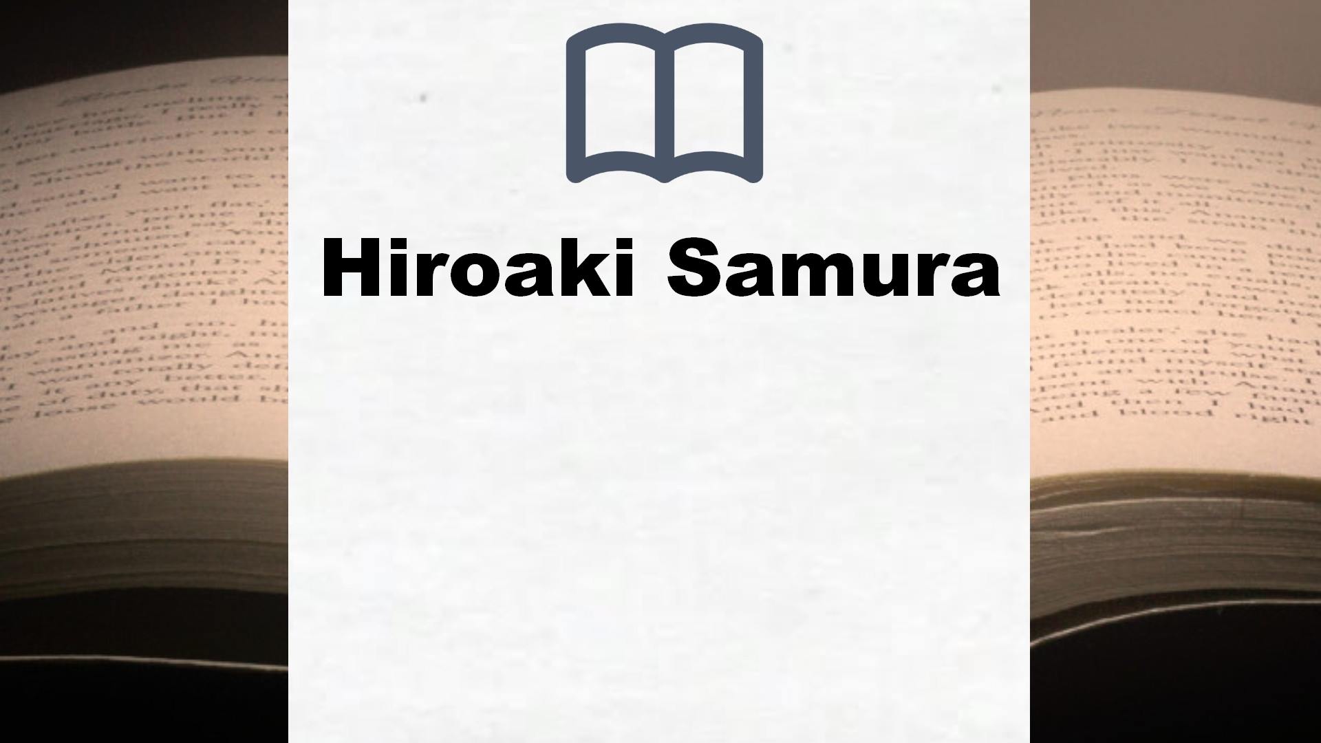 Libros Hiroaki Samura