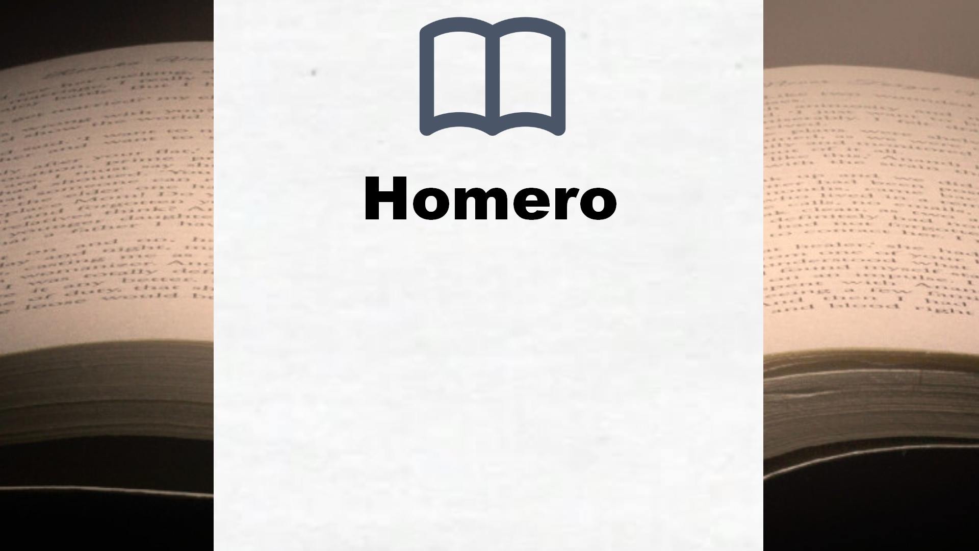 Libros Homero
