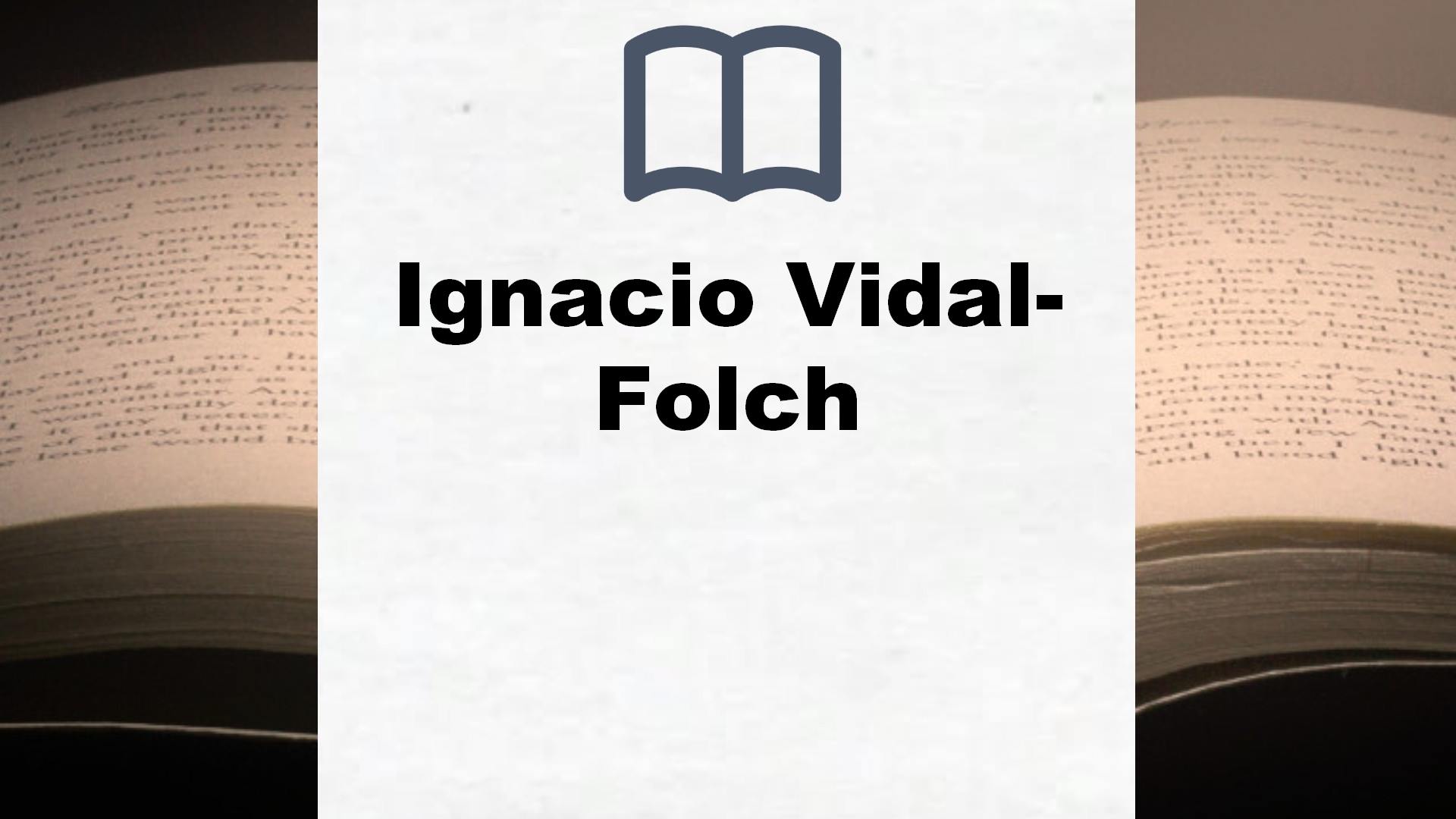 Libros Ignacio Vidal-Folch