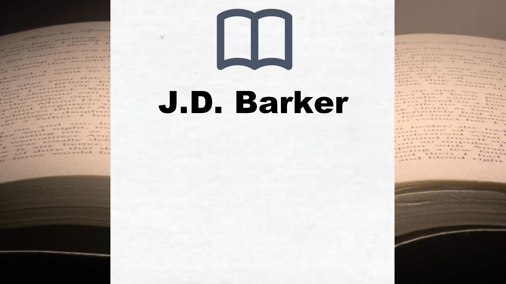 Libros J.D. Barker