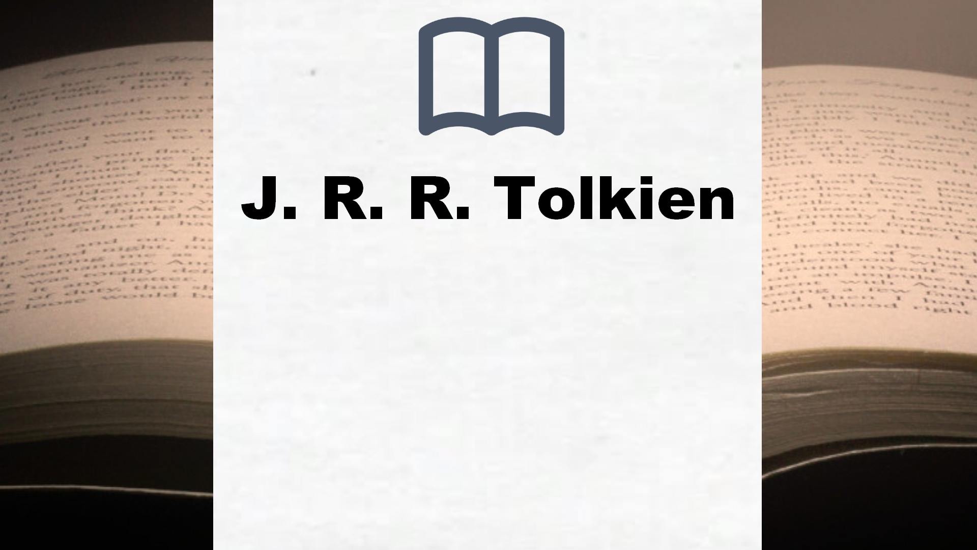 Libros J. R. R. Tolkien
