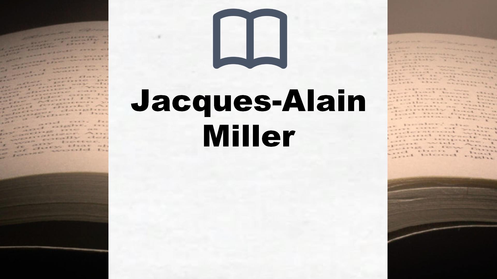 Libros Jacques-Alain Miller