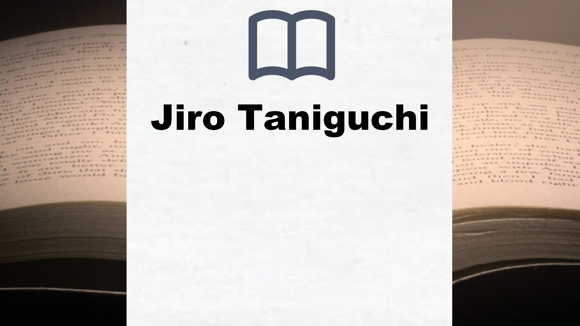 Libros Jiro Taniguchi