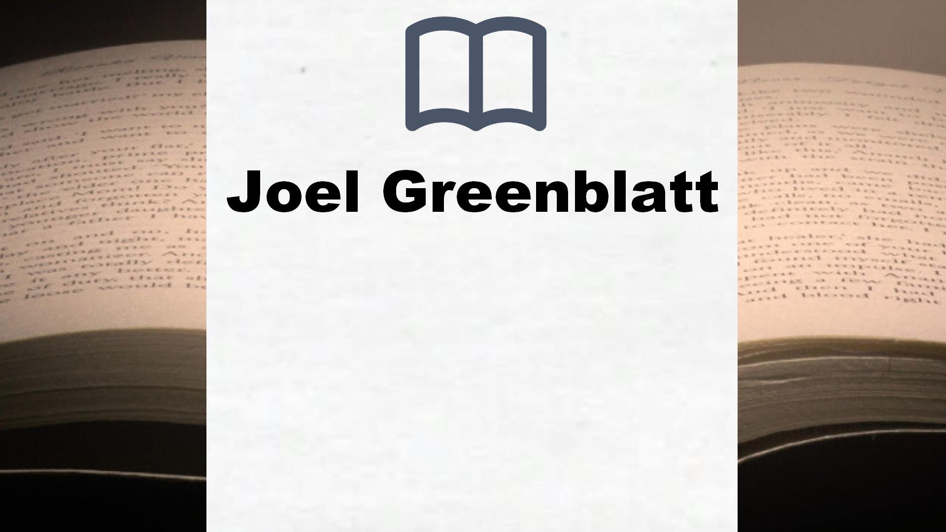 Libros Joel Greenblatt