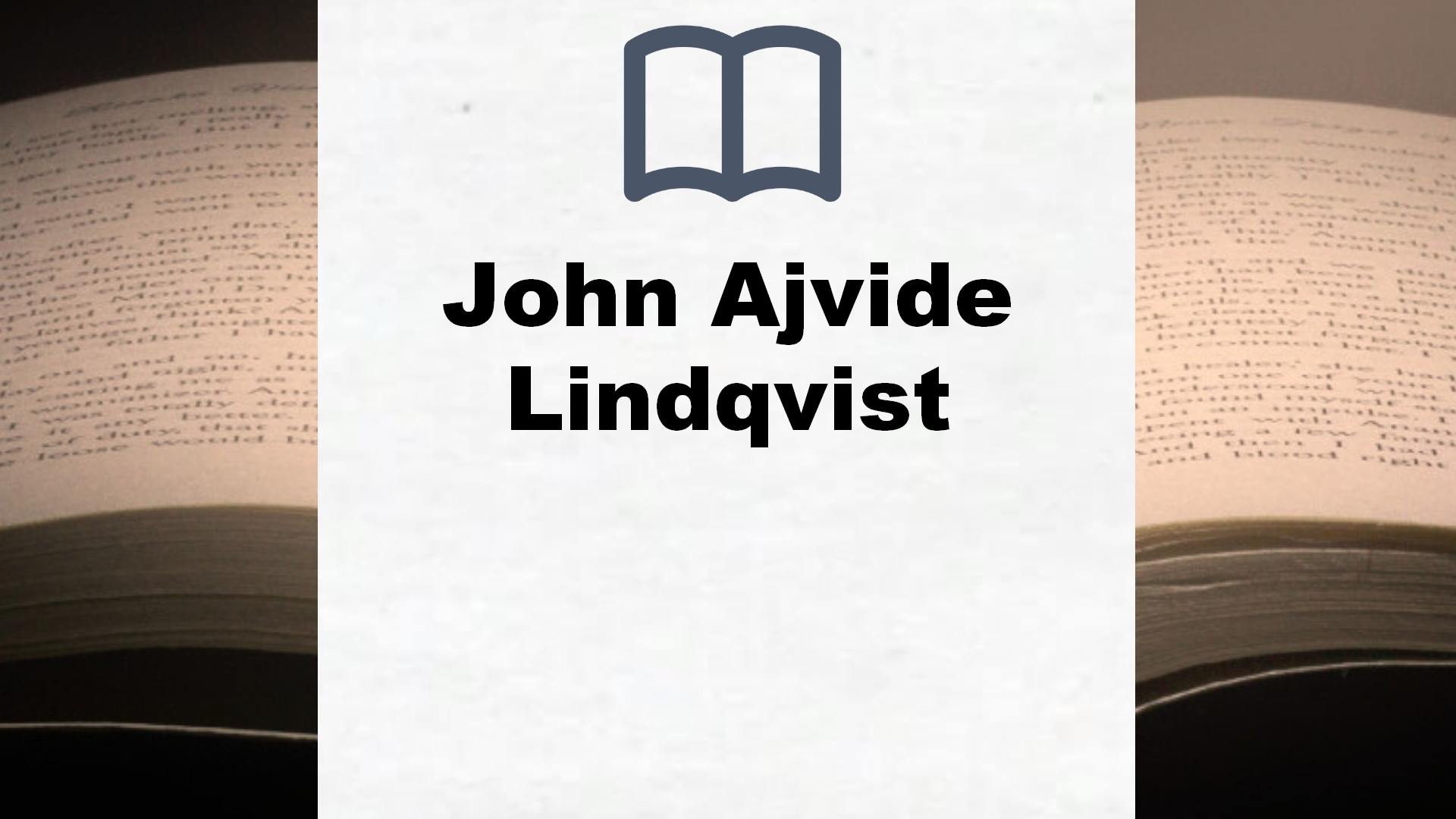 Libros John Ajvide Lindqvist