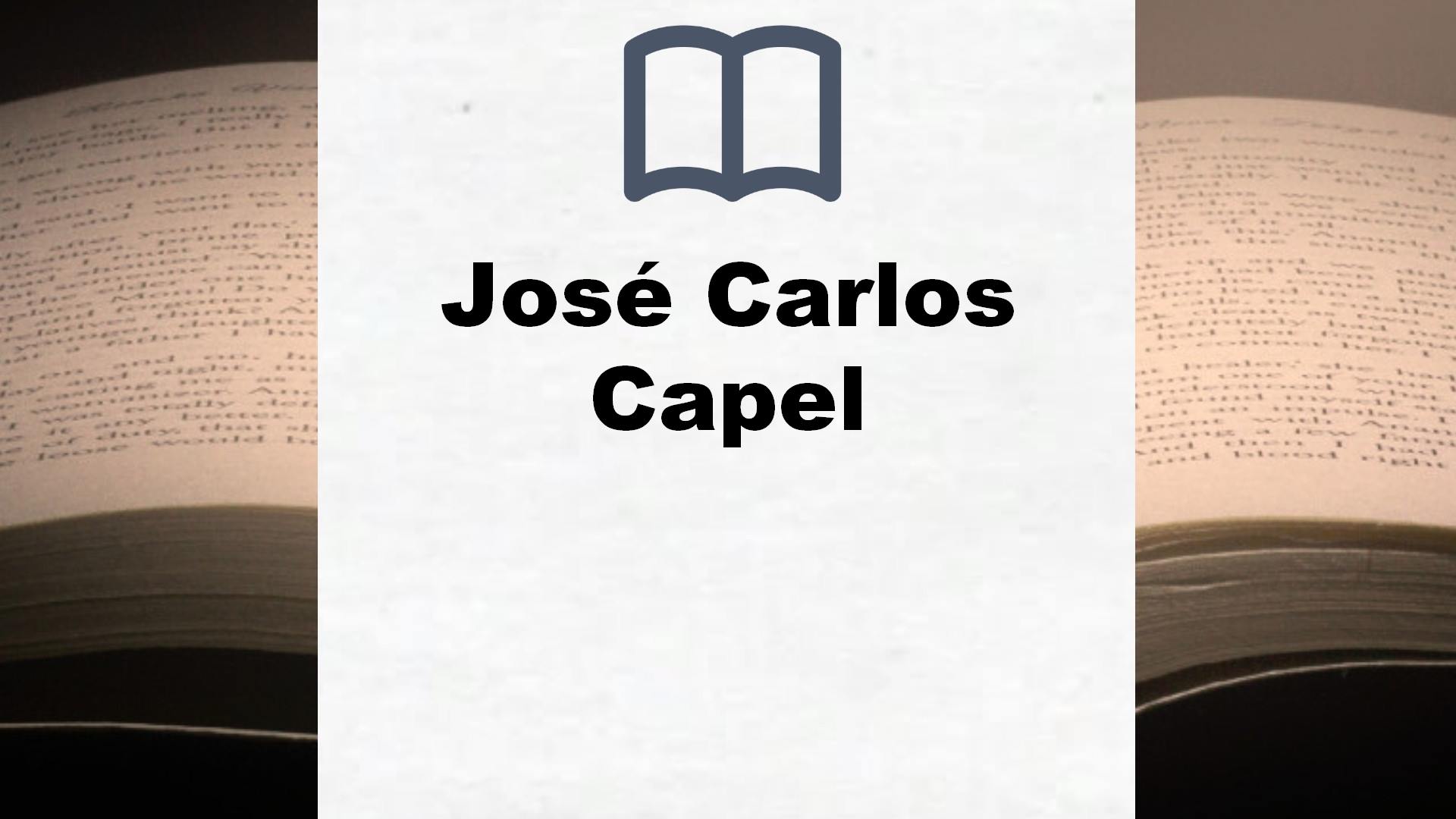 Libros José Carlos Capel