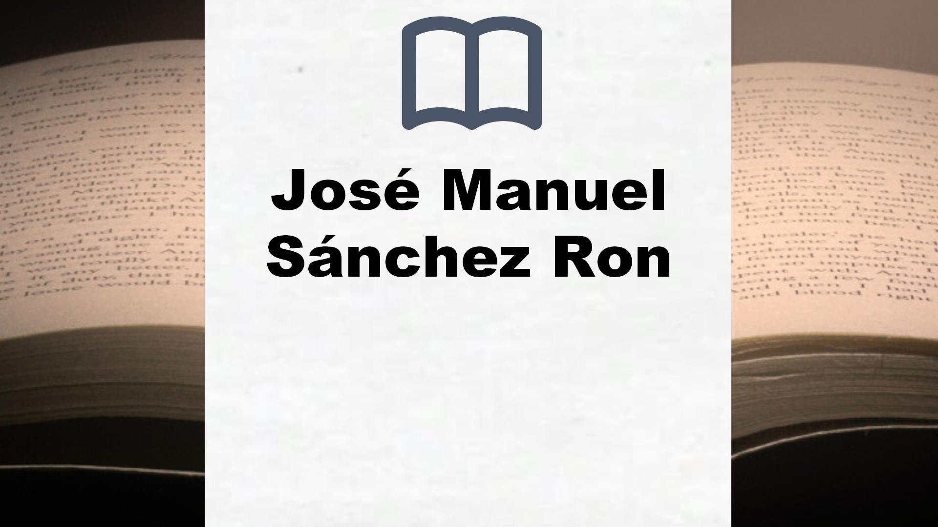 Libros José Manuel Sánchez Ron