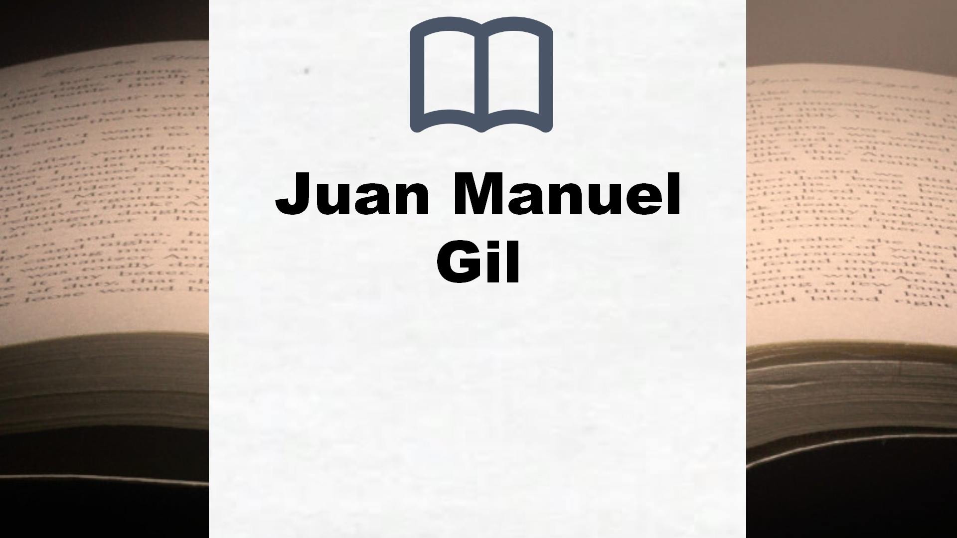 Libros Juan Manuel Gil