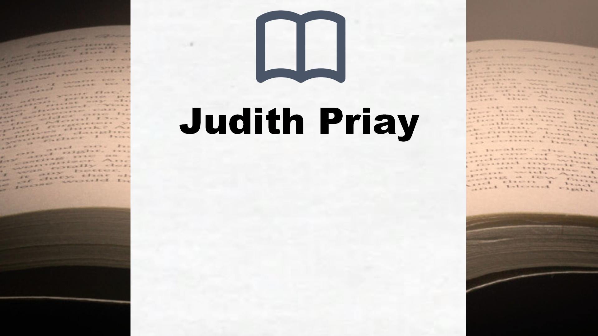 Libros Judith Priay