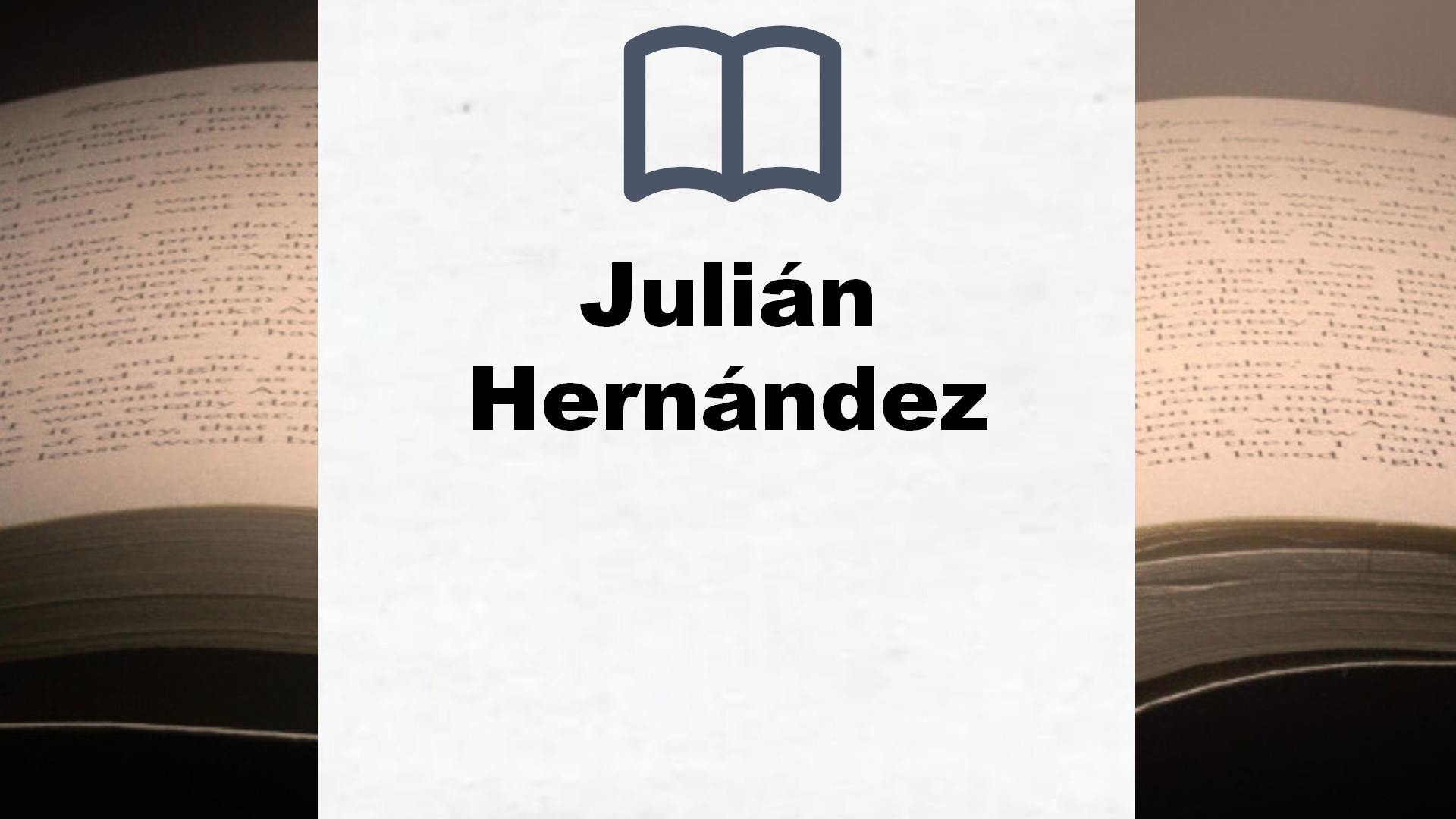 Libros Julián Hernández