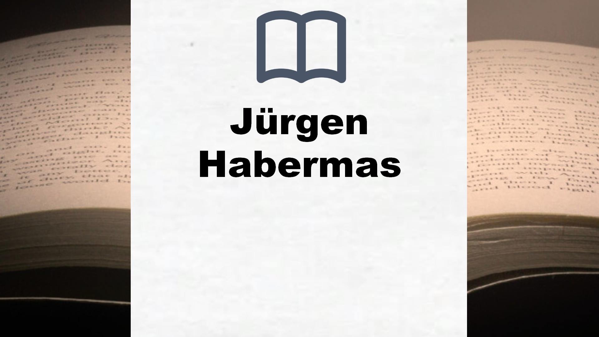 Libros Jürgen Habermas