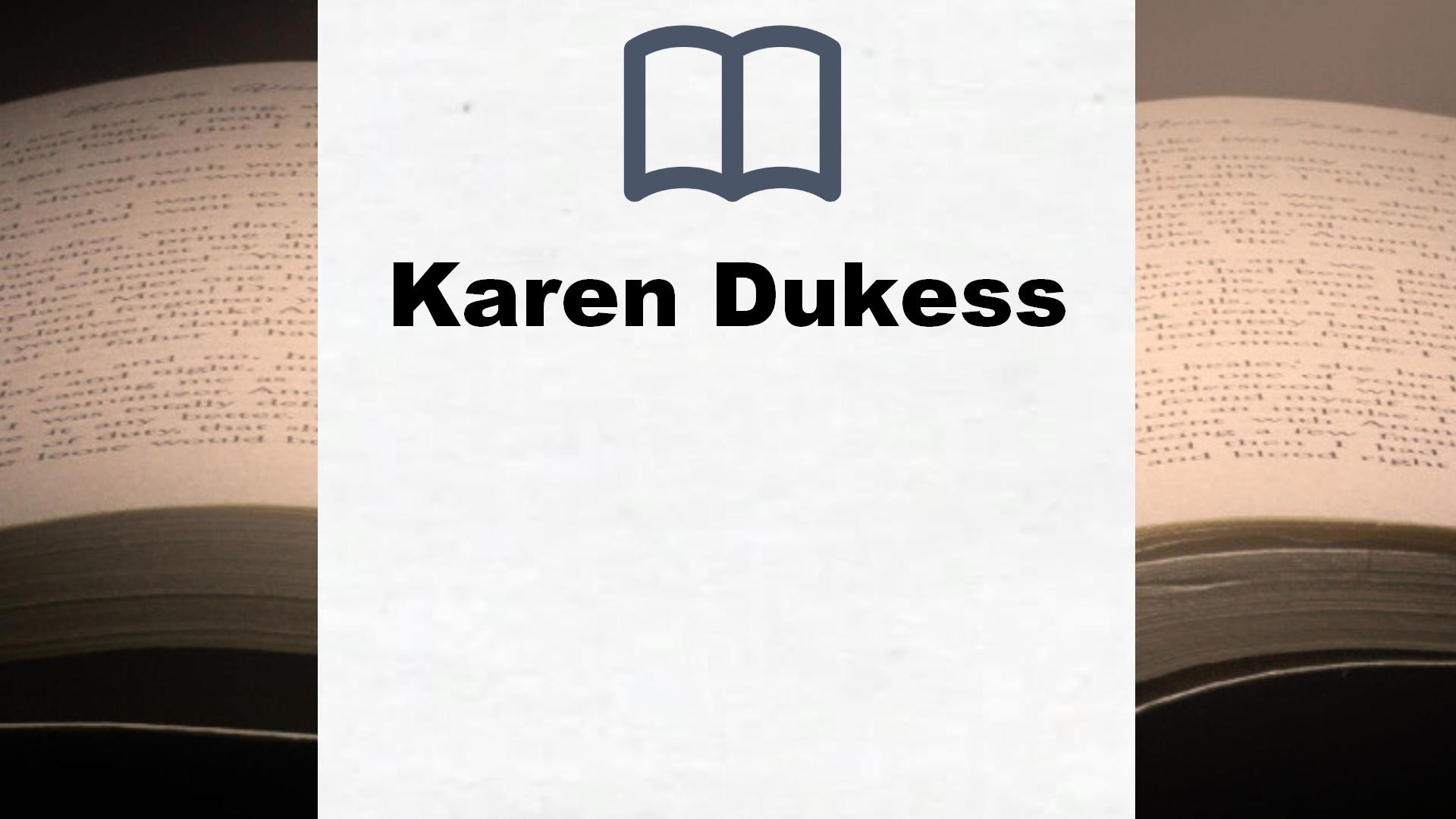 Libros Karen Dukess