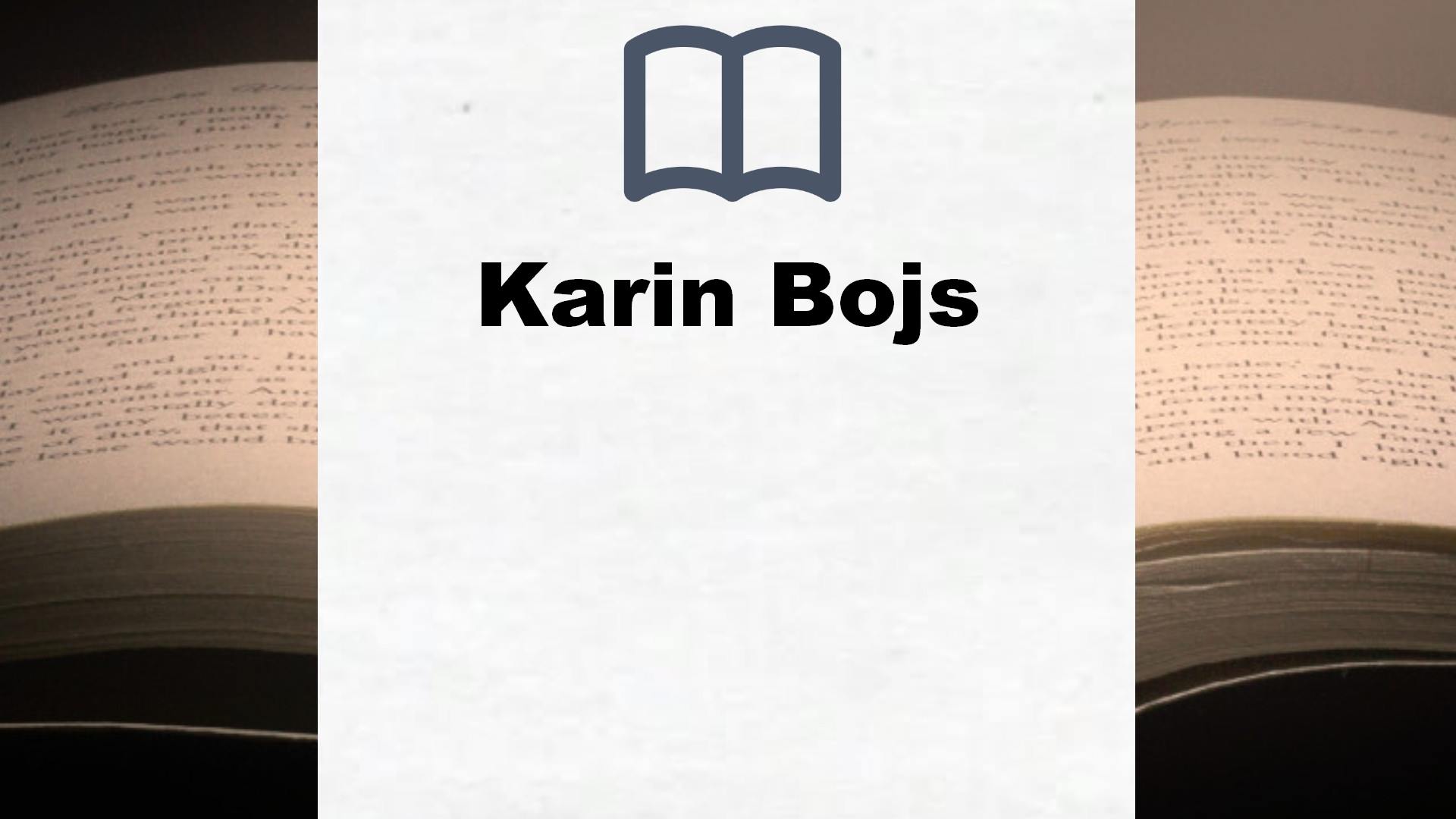 Libros Karin Bojs