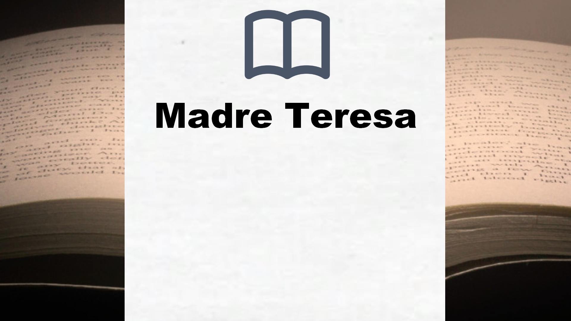 Libros Madre Teresa