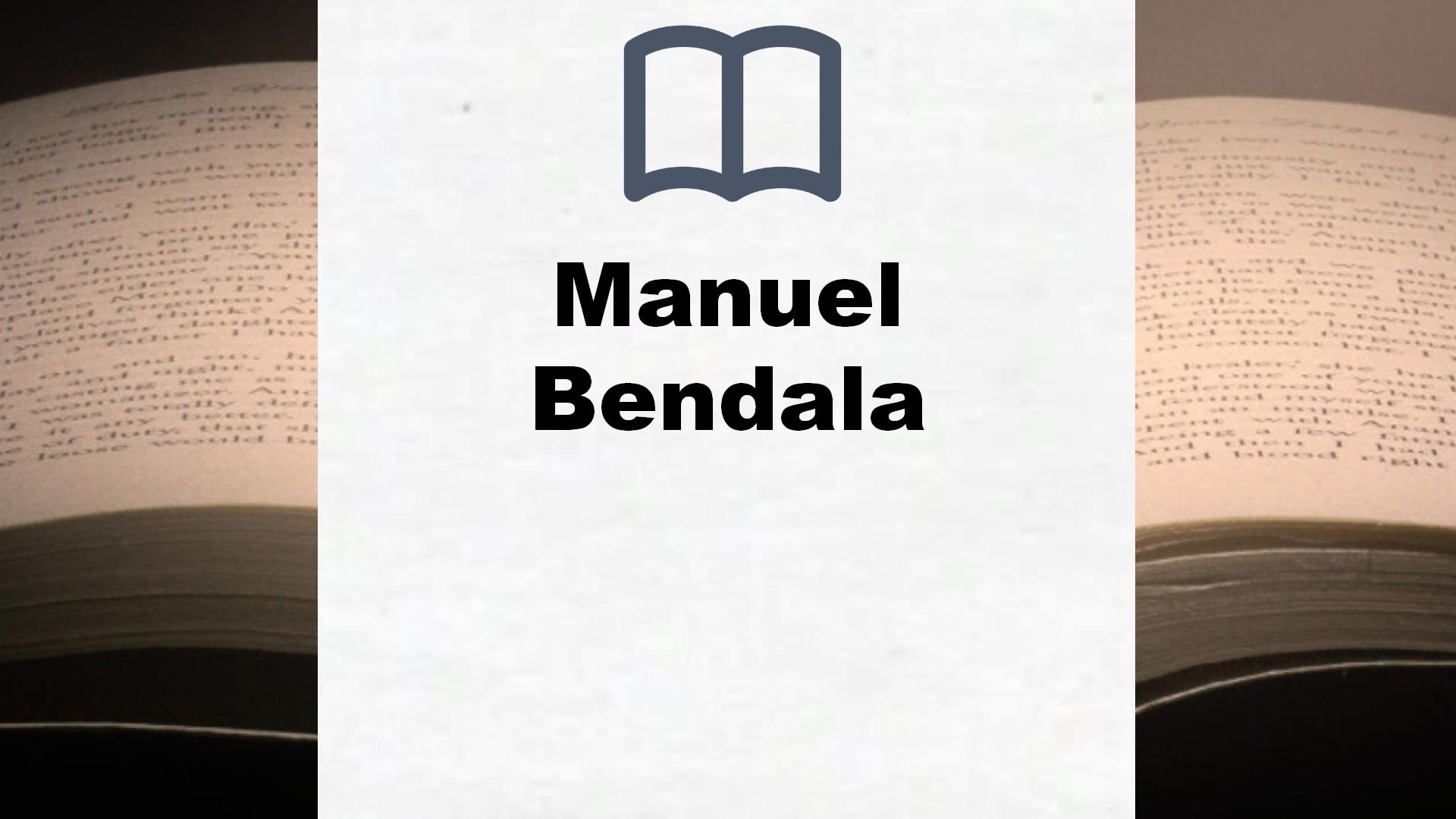 Libros Manuel Bendala