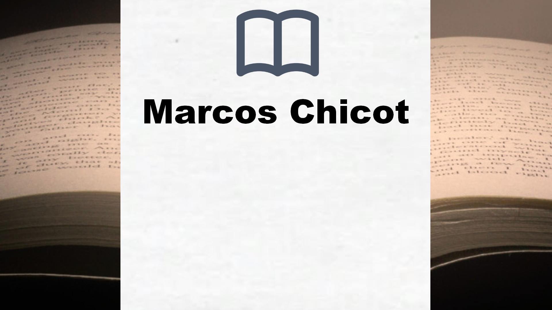 Libros Marcos Chicot