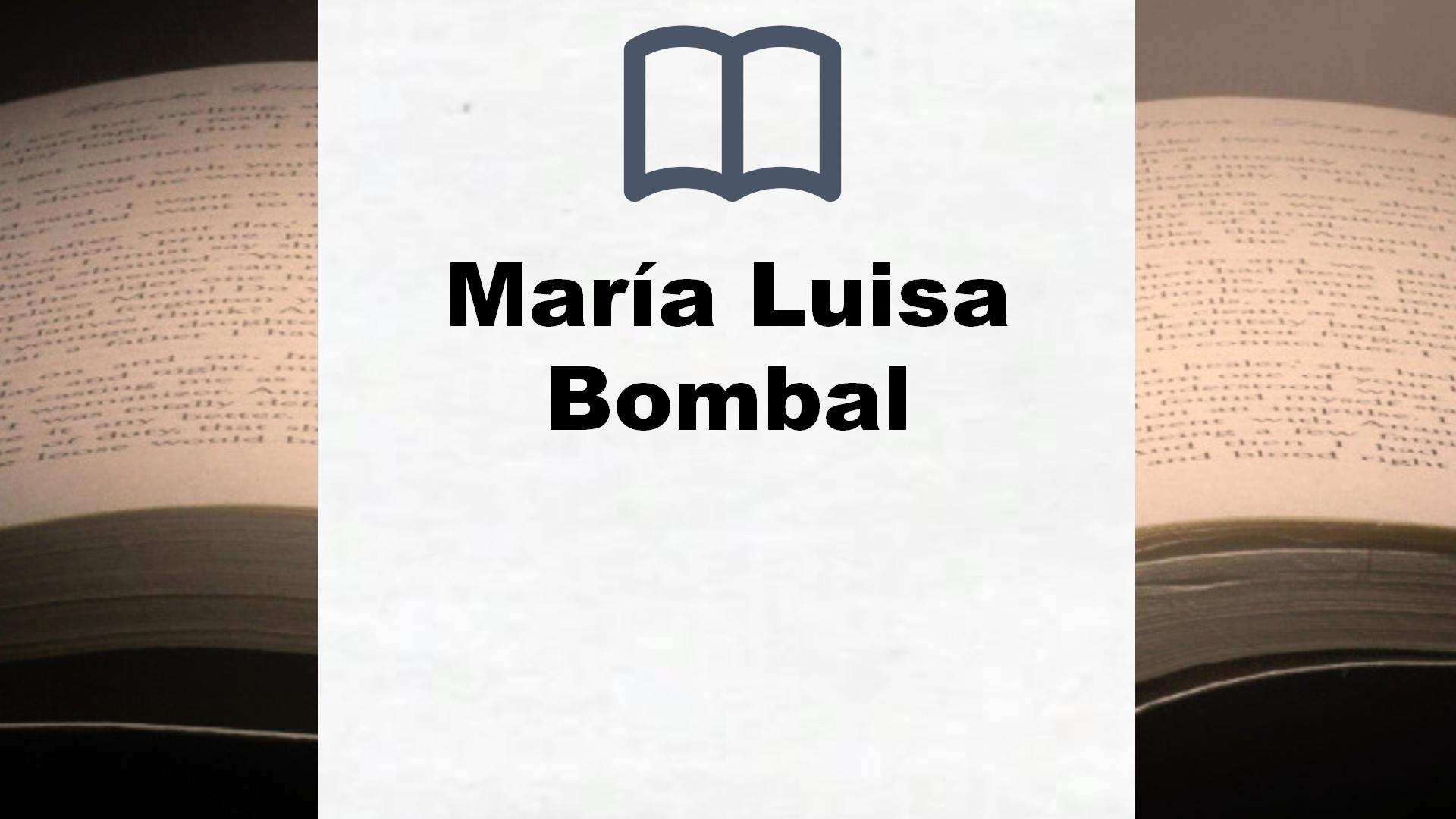 Libros María Luisa Bombal